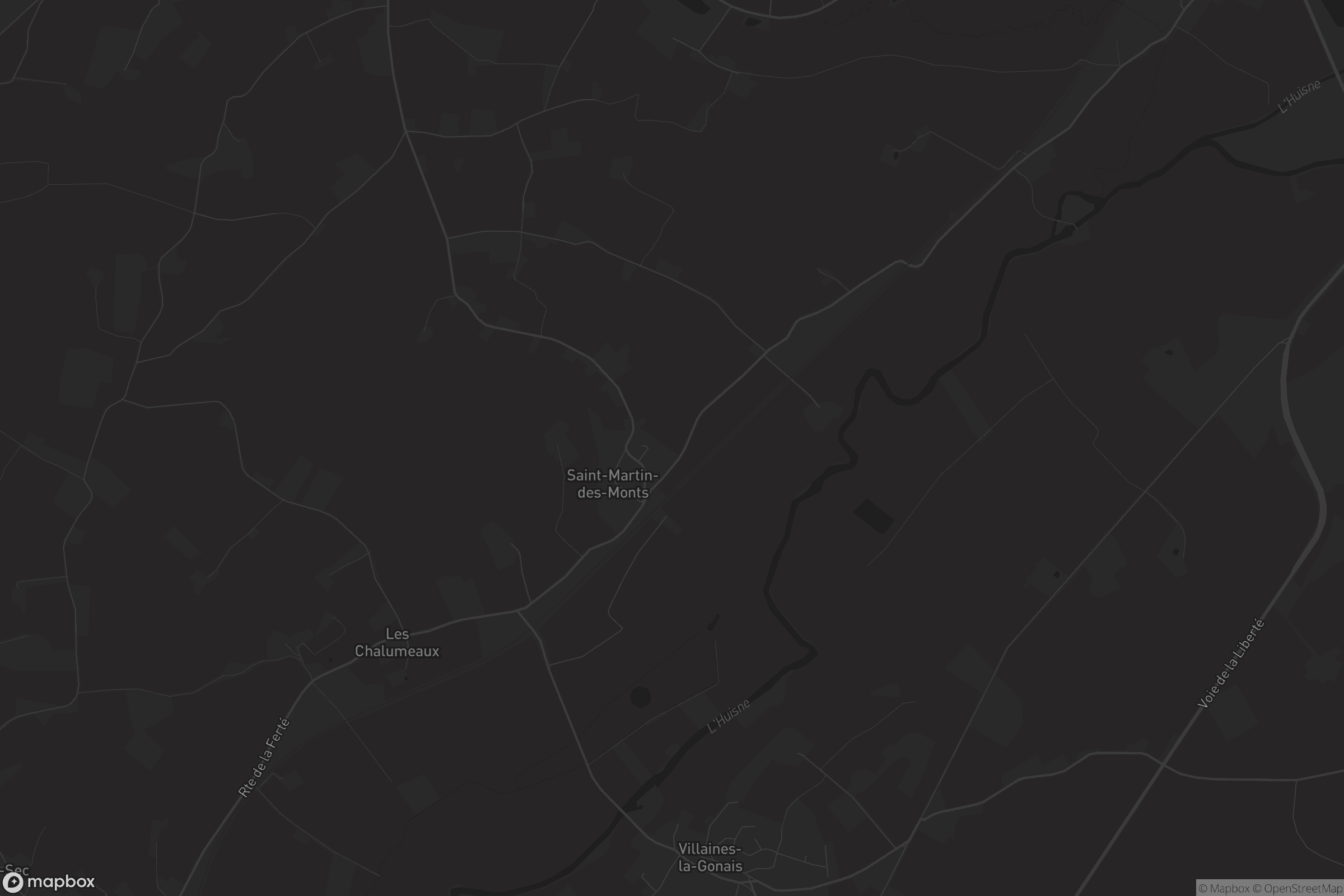 Carte de Saint-Martin-des-Monts