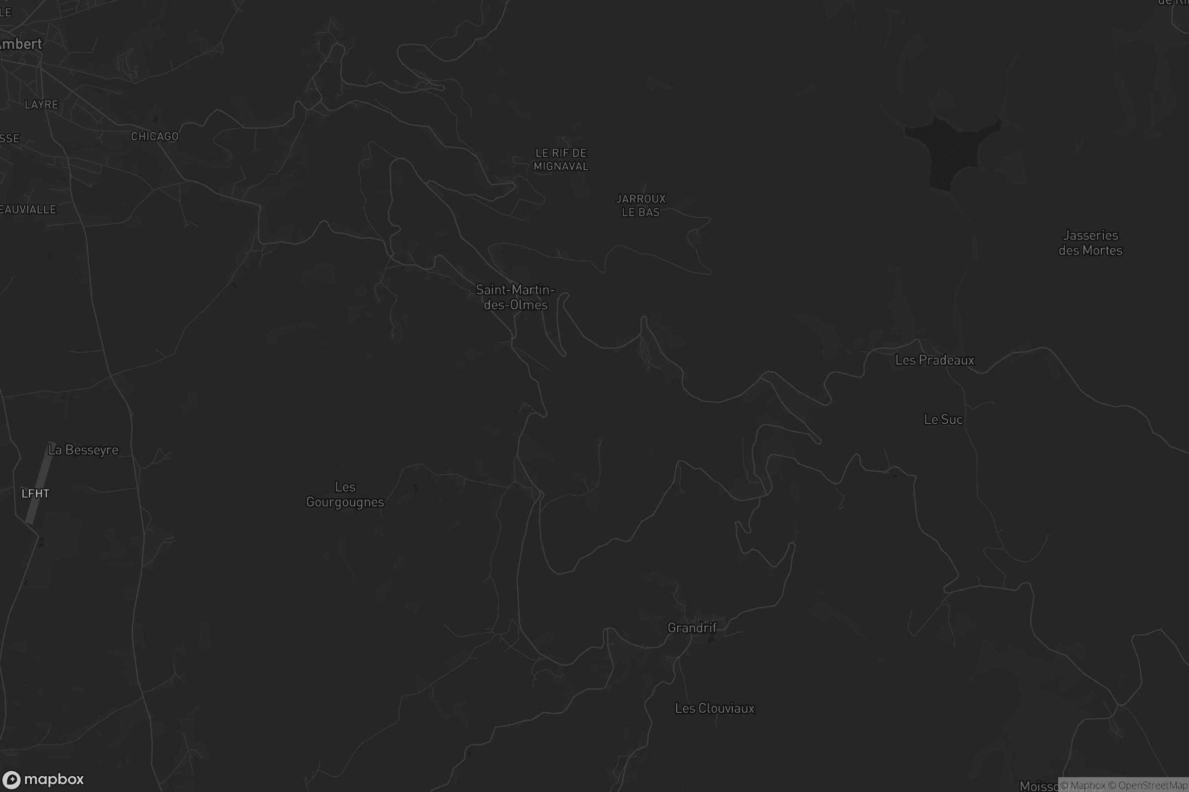 Carte de Saint-Martin-des-Olmes