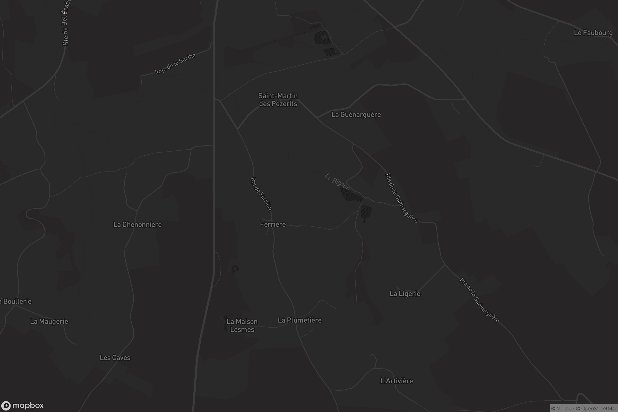 Carte de Saint-Martin-des-Pézerits