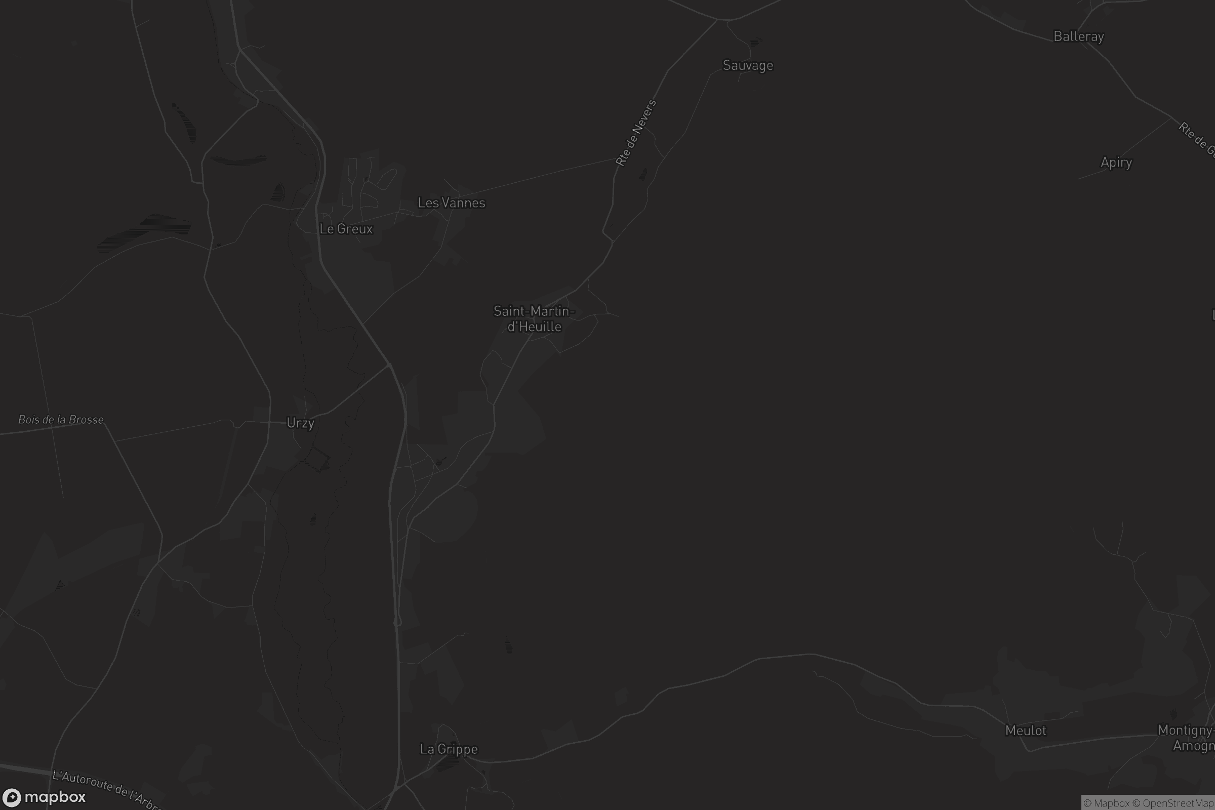 Carte de Saint-Martin-d'Heuille