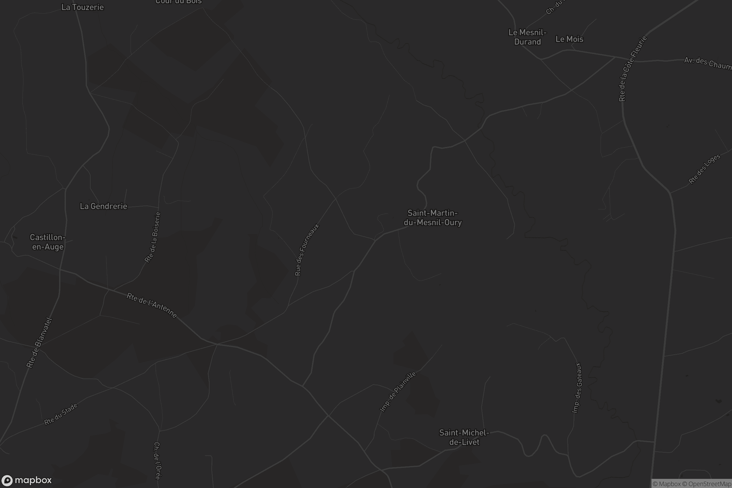 Carte de Saint-Martin-du-Mesnil-Oury