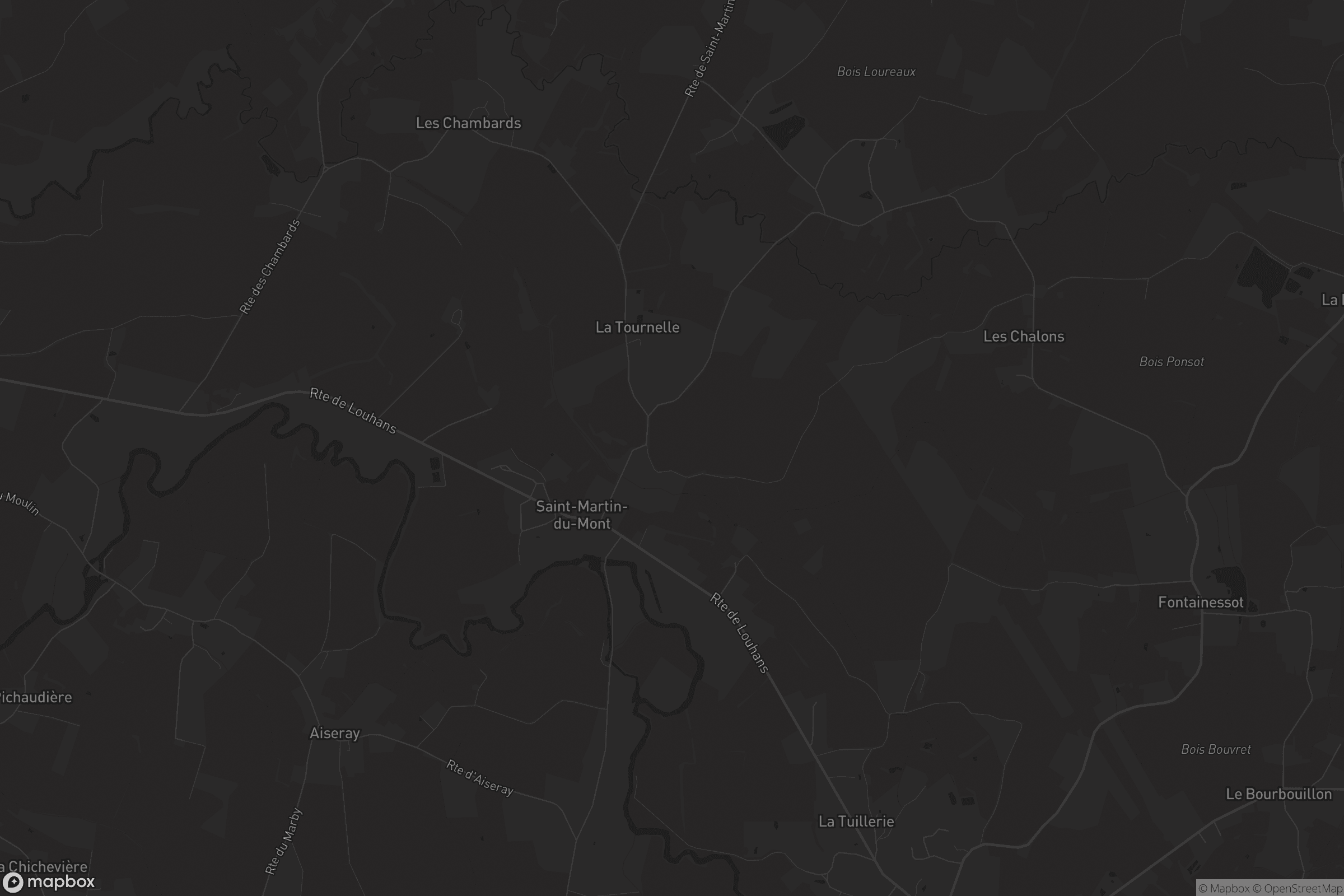 Carte de Saint-Martin-du-Mont