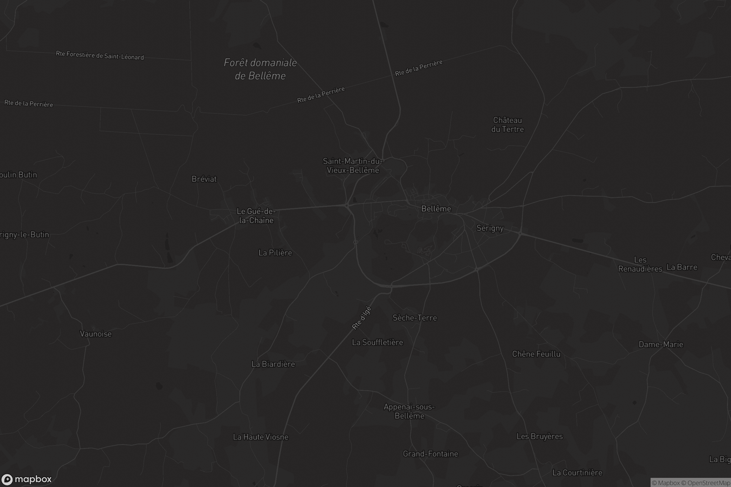 Carte de Saint-Martin-du-Vieux-Bellême