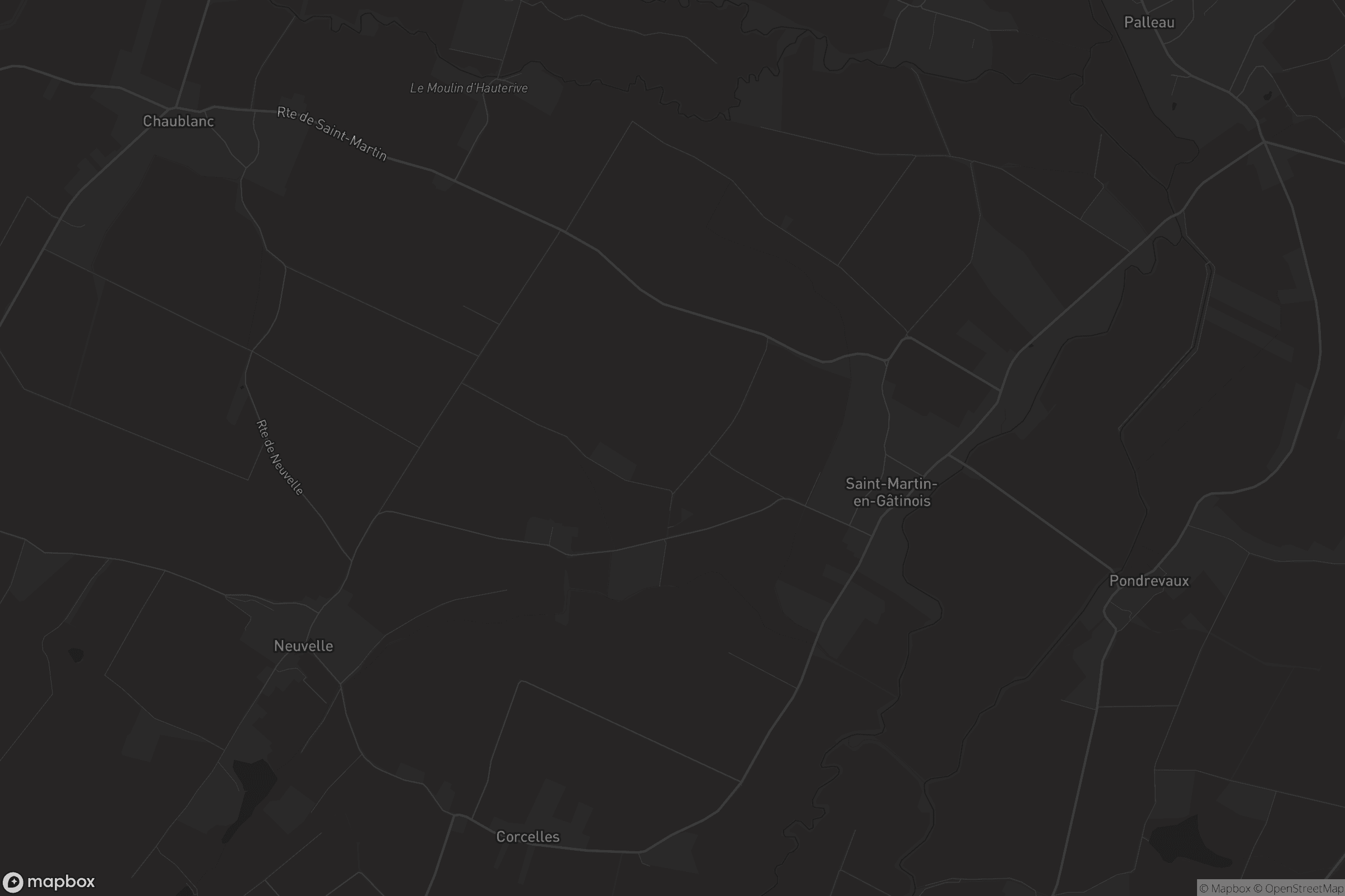 Carte de Saint-Martin-en-Gâtinois