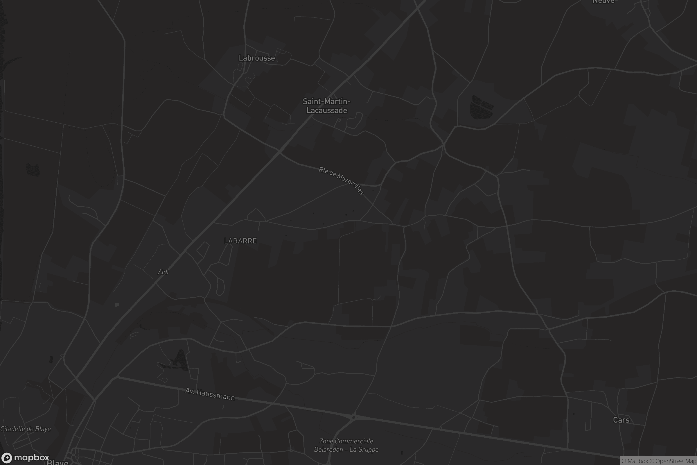 Carte de Saint-Martin-Lacaussade