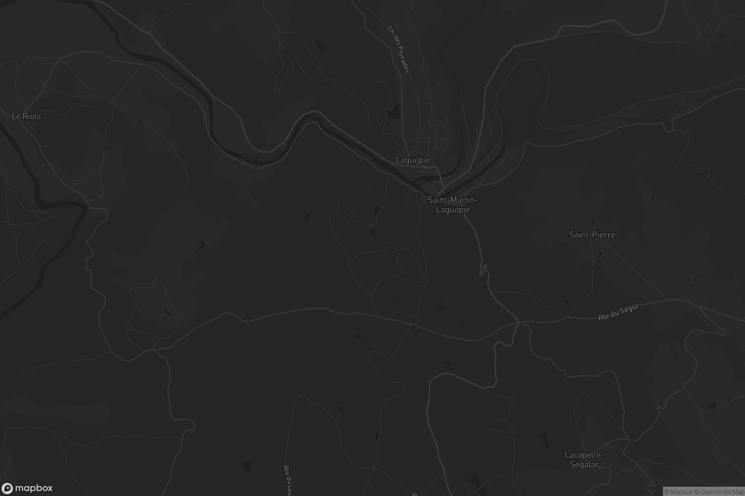 Carte de Saint-Martin-Laguépie