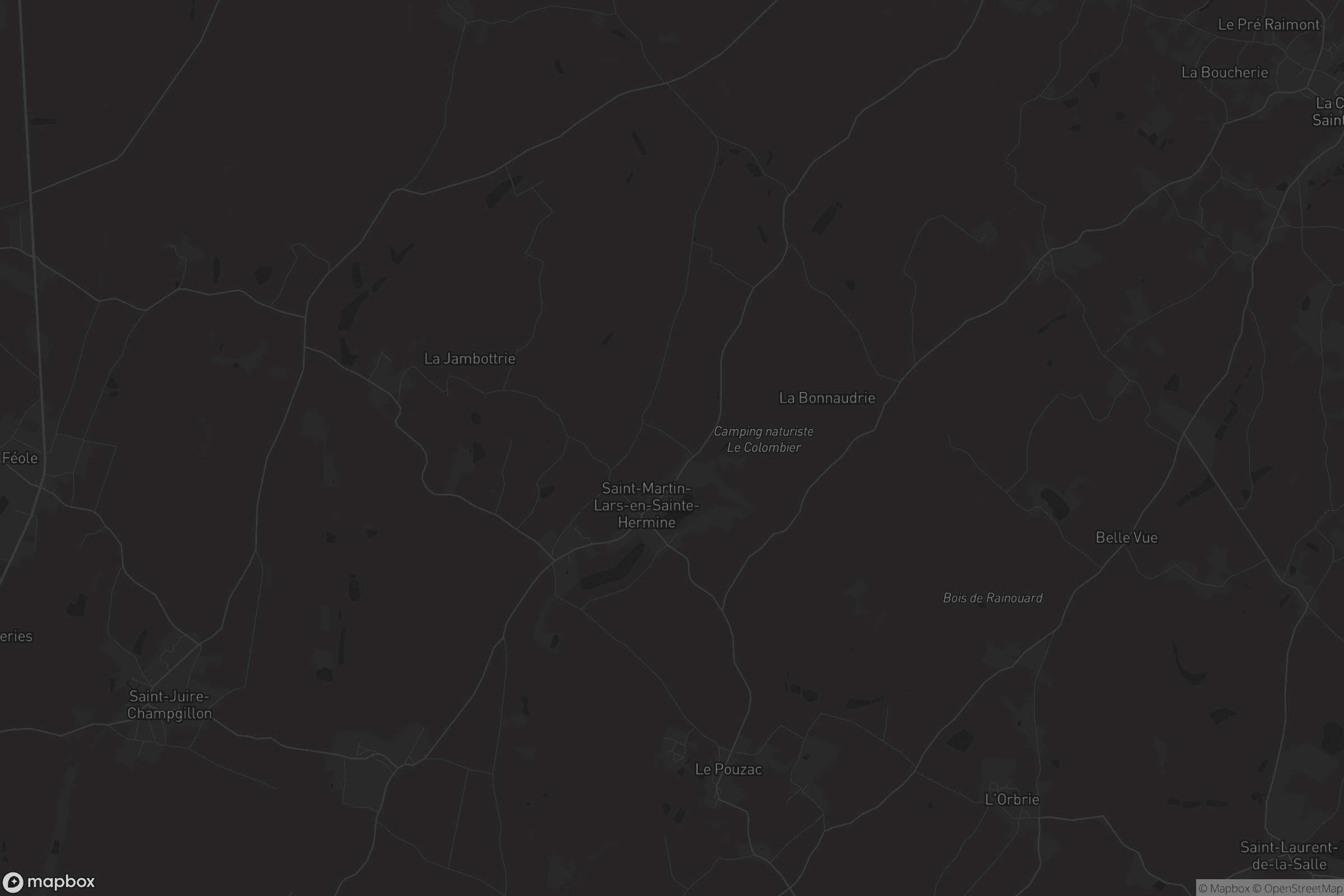 Carte de Saint-Martin-Lars-en-Sainte-Hermine