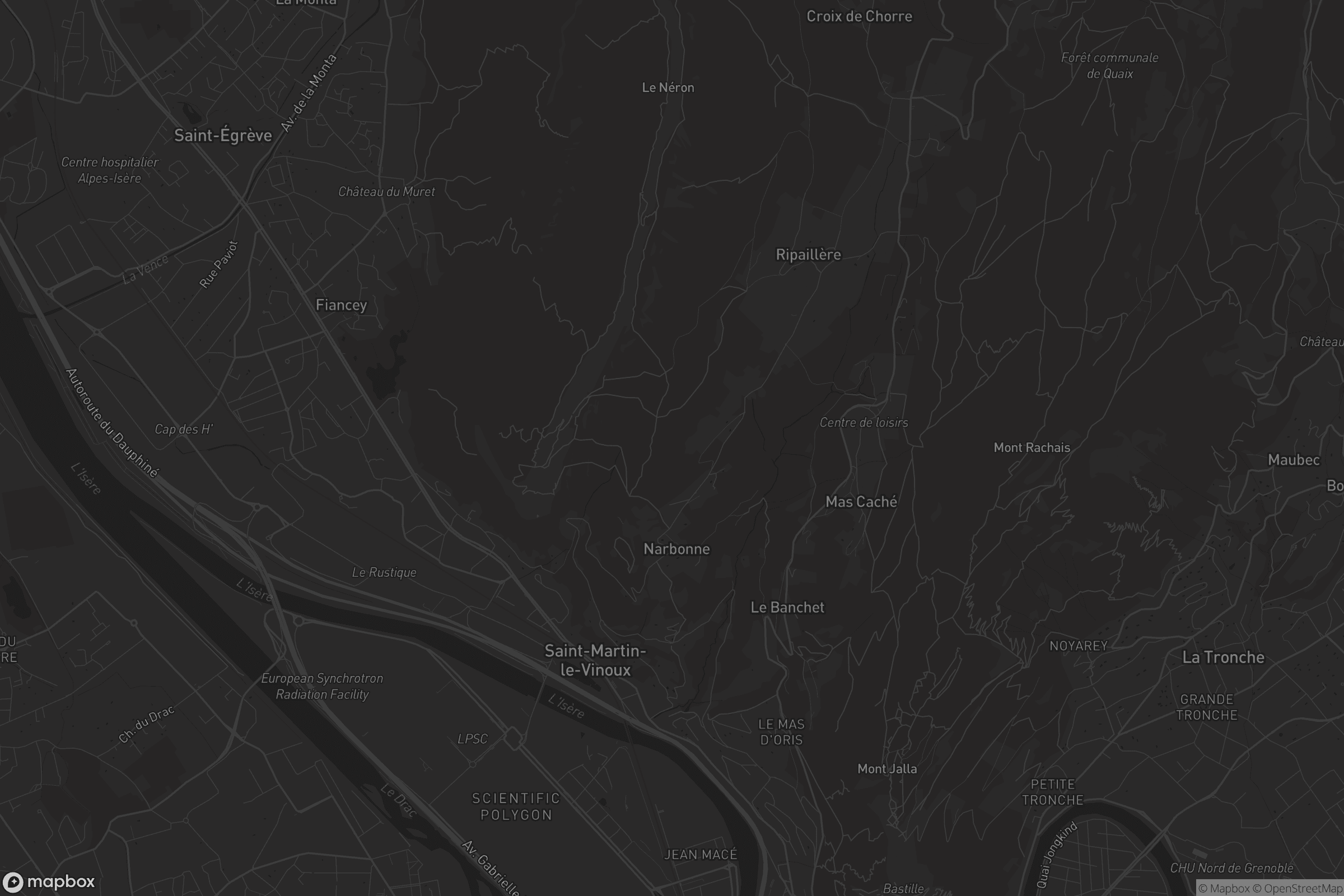 Carte de Saint-Martin-le-Vinoux