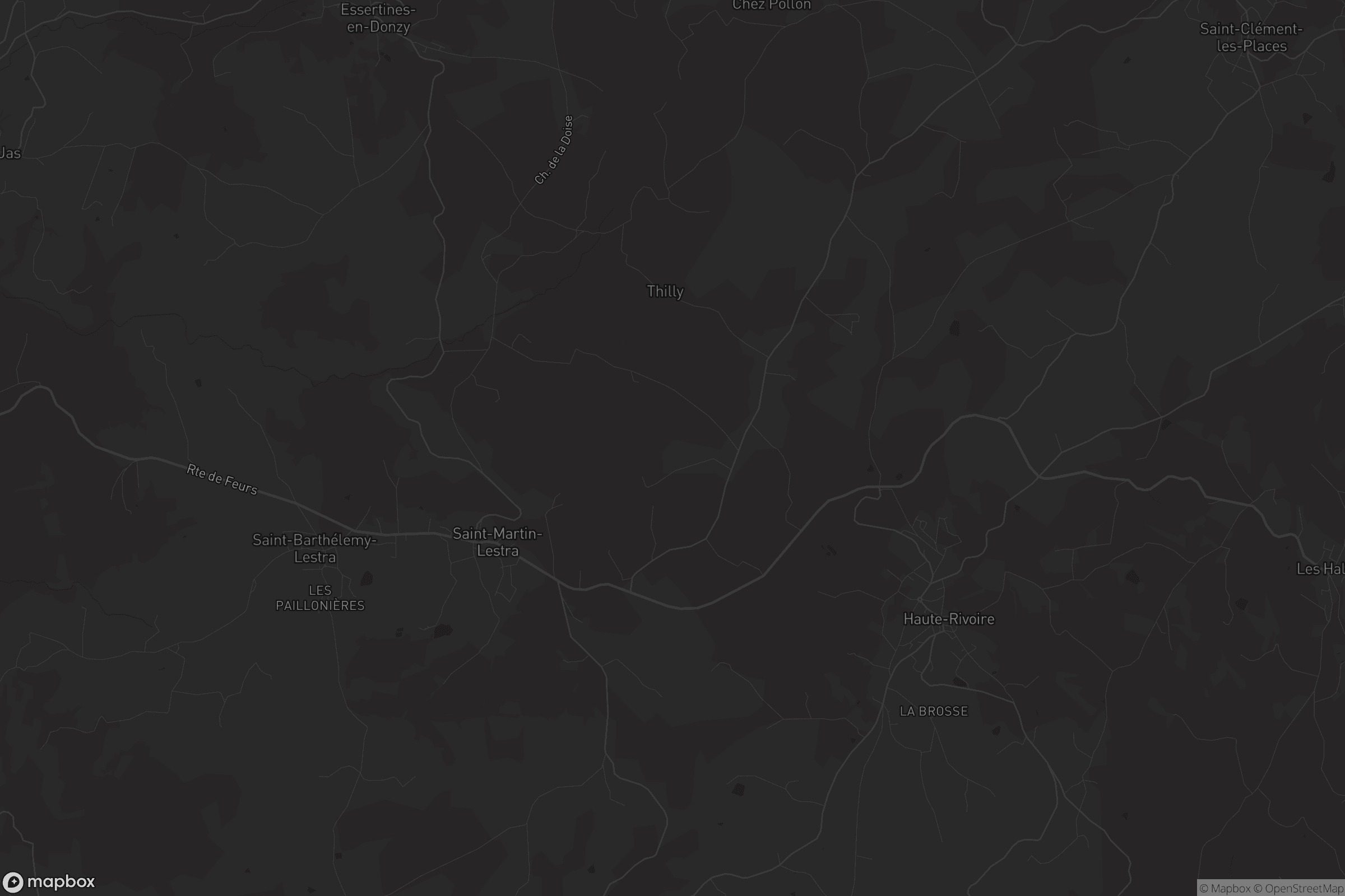 Carte de Saint-Martin-Lestra