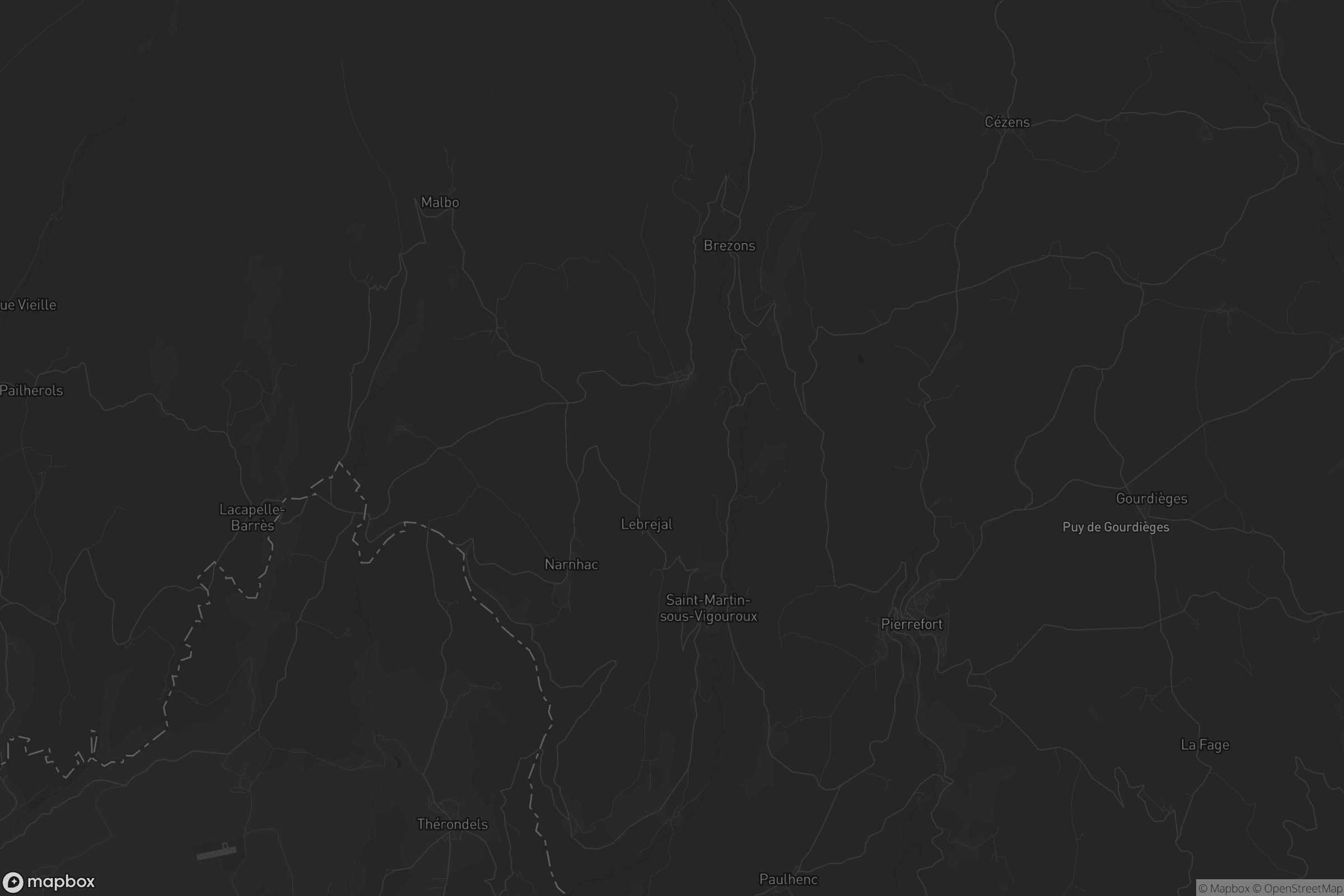 Carte de Saint-Martin-sous-Vigouroux