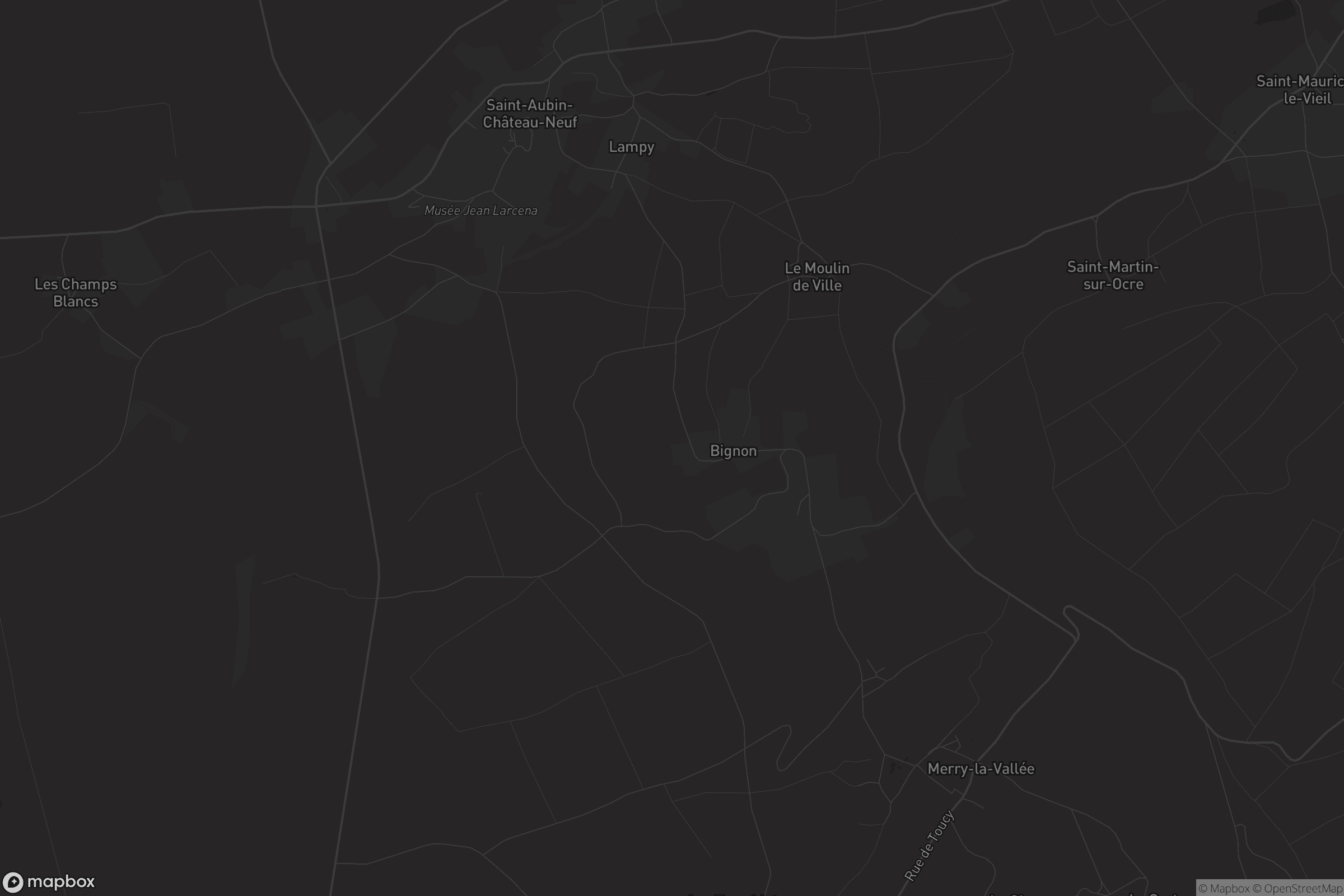 Carte de Saint-Martin-sur-Ocre