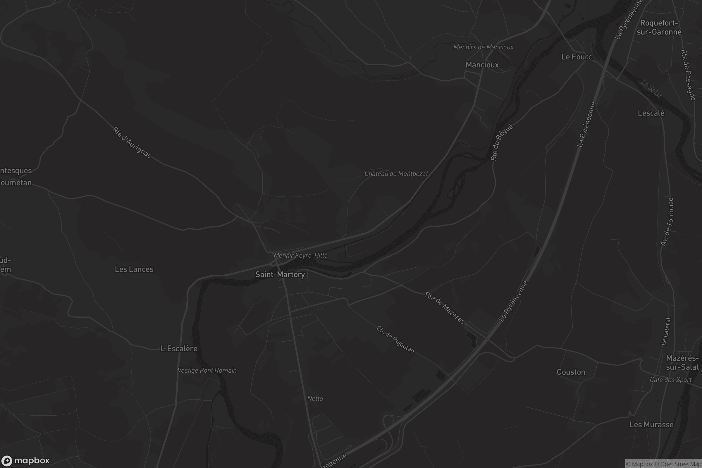 Carte de Saint-Martory