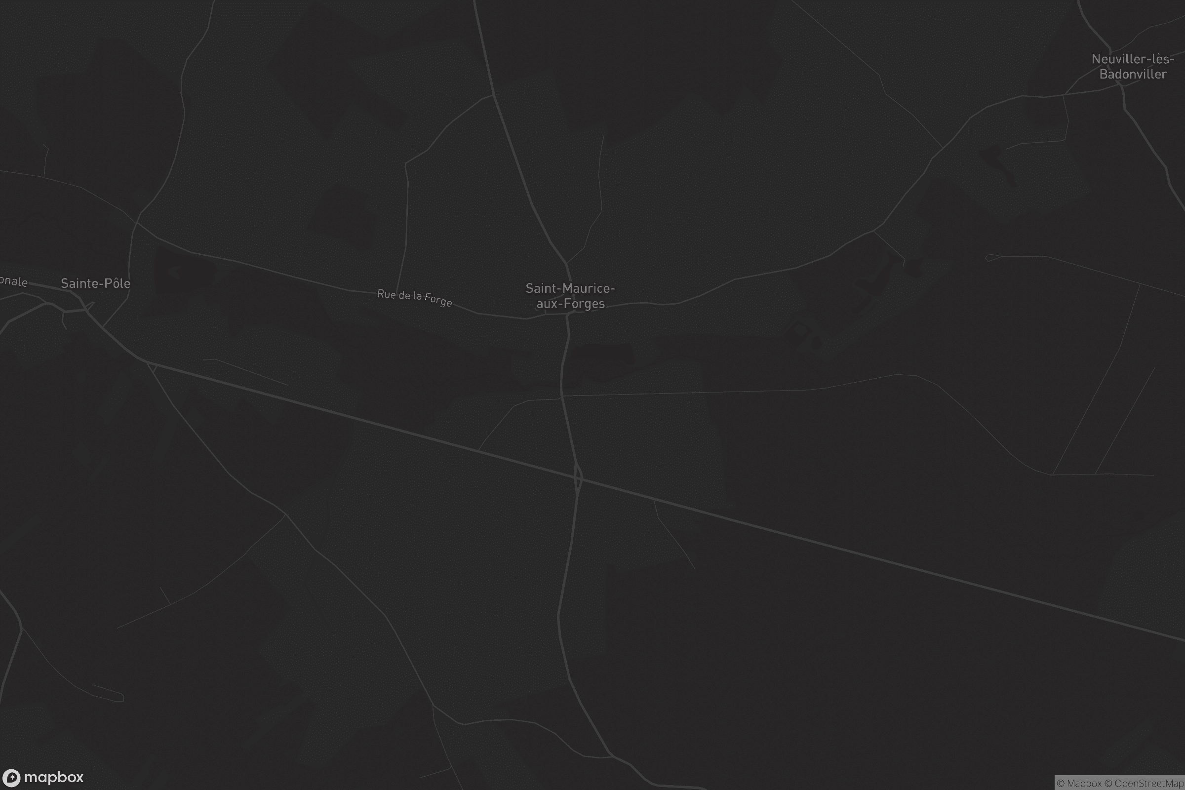 Carte de Saint-Maurice-aux-Forges