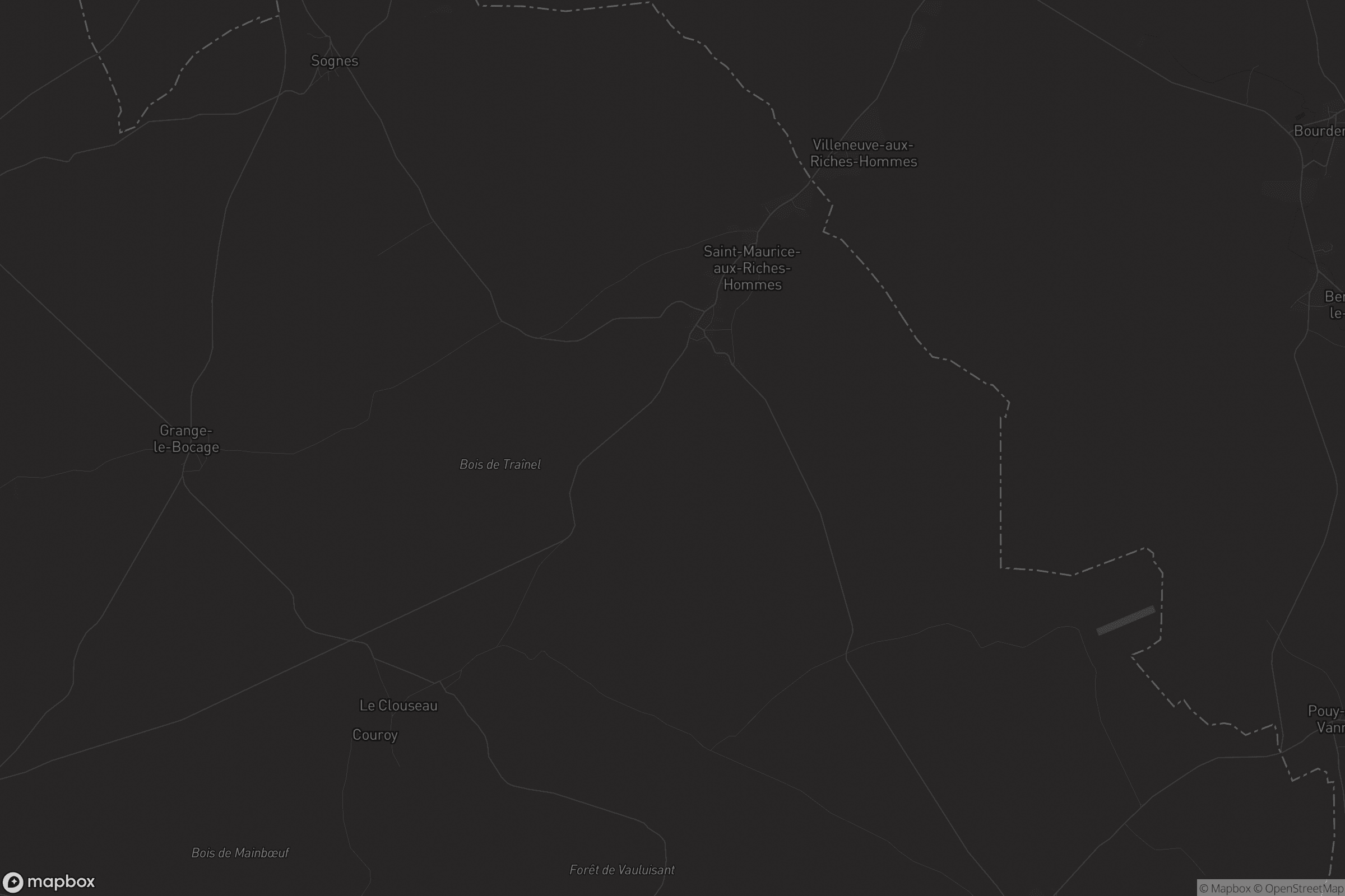 Carte de Saint-Maurice-aux-Riches-Hommes