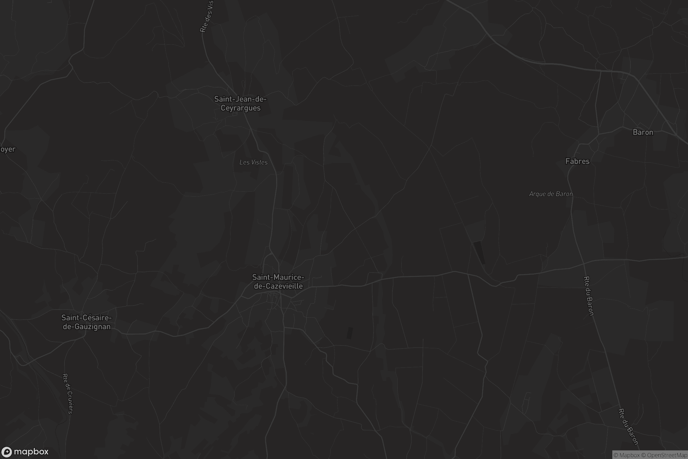 Carte de Saint-Maurice-de-Cazevieille