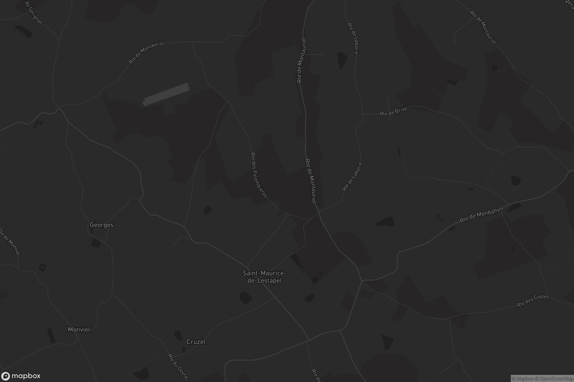 Carte de Saint-Maurice-de-Lestapel