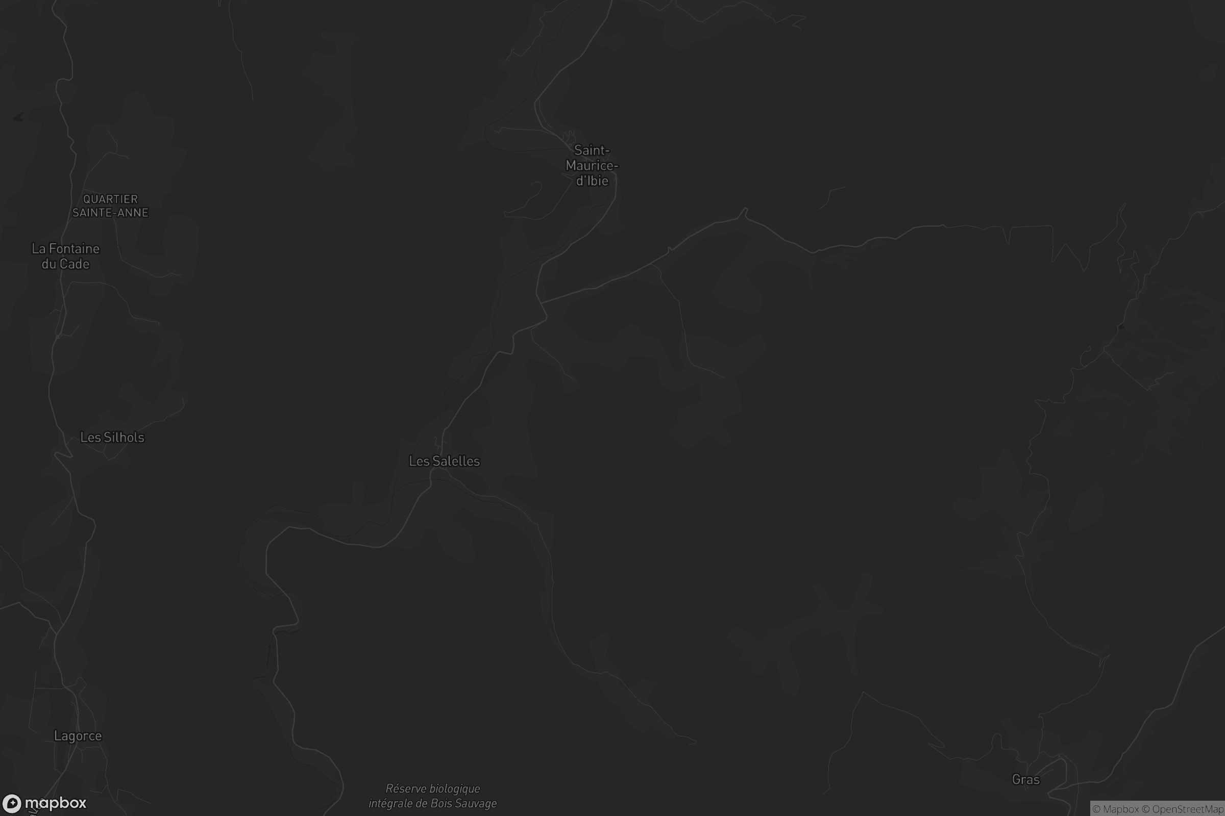 Carte de Saint-Maurice-d'Ibie