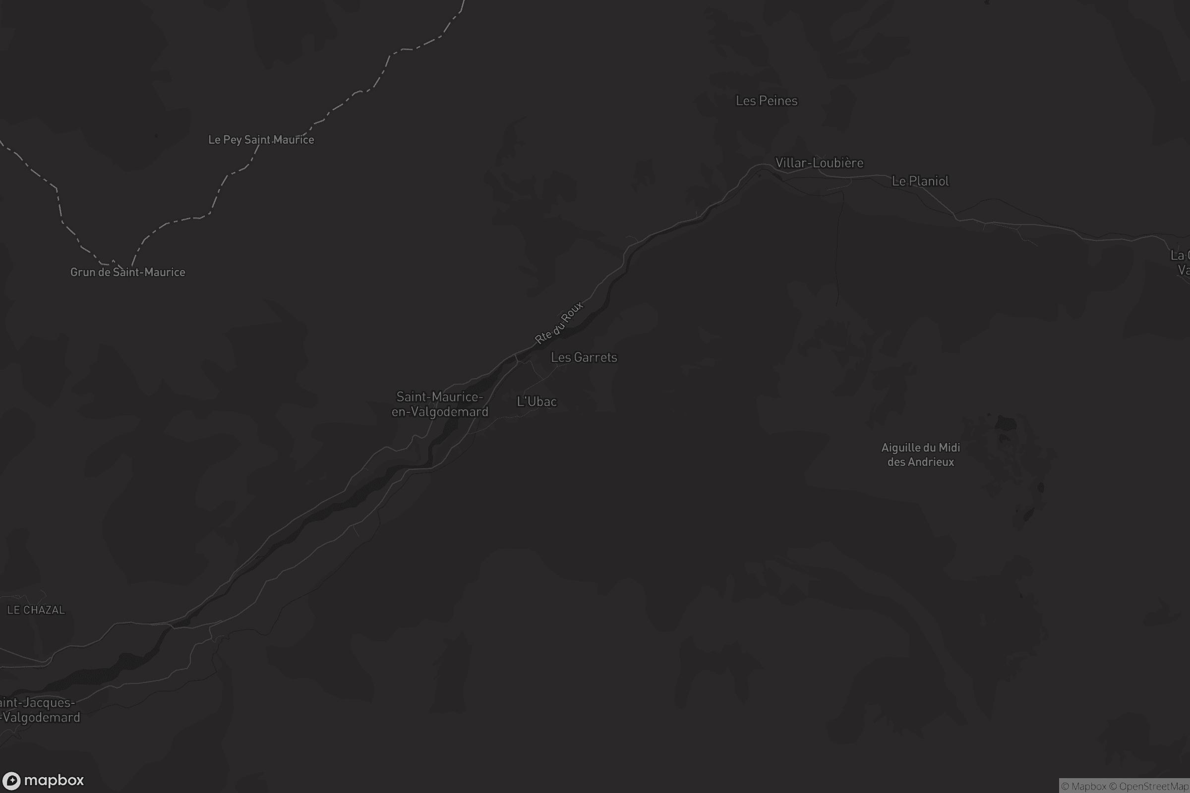Carte de Saint-Maurice-en-Valgodemard