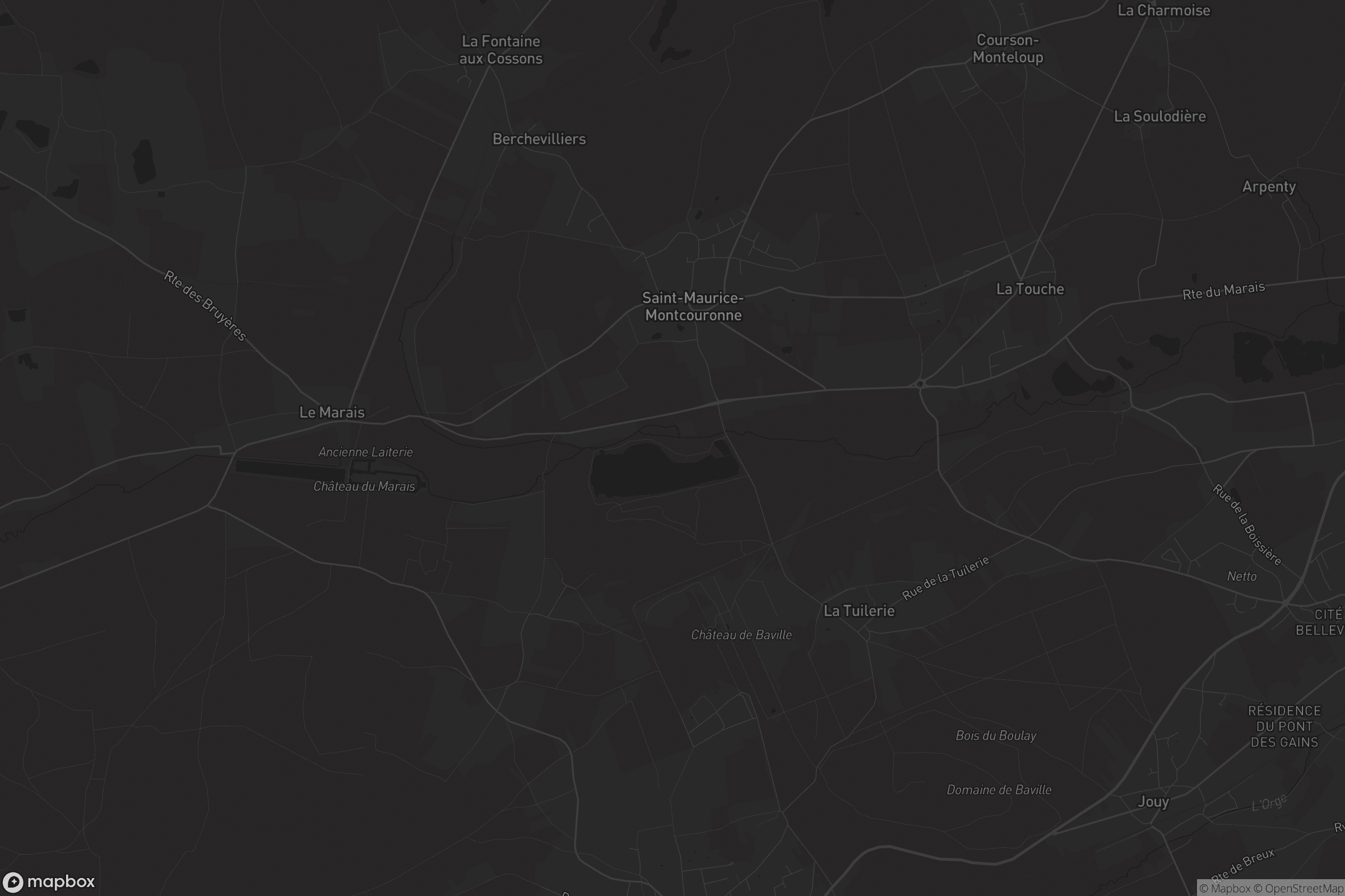 Carte de Saint-Maurice-Montcouronne