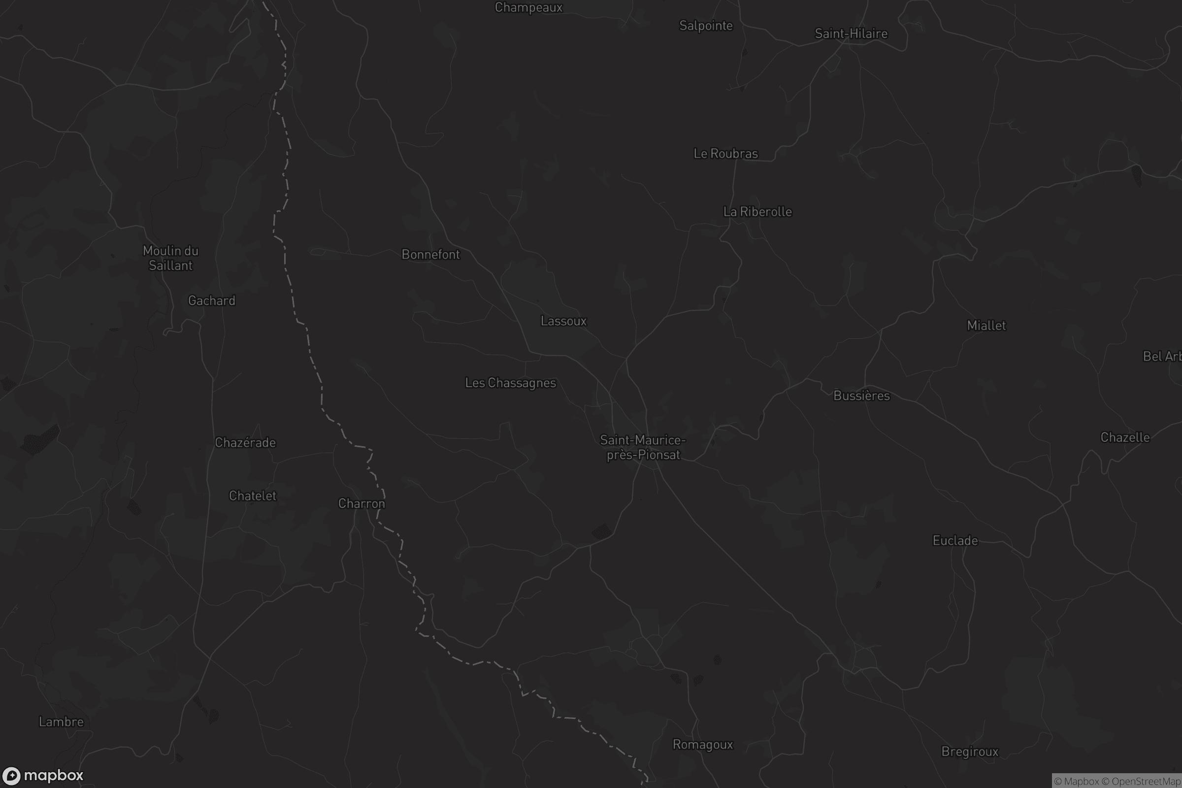 Carte de Saint-Maurice-près-Pionsat