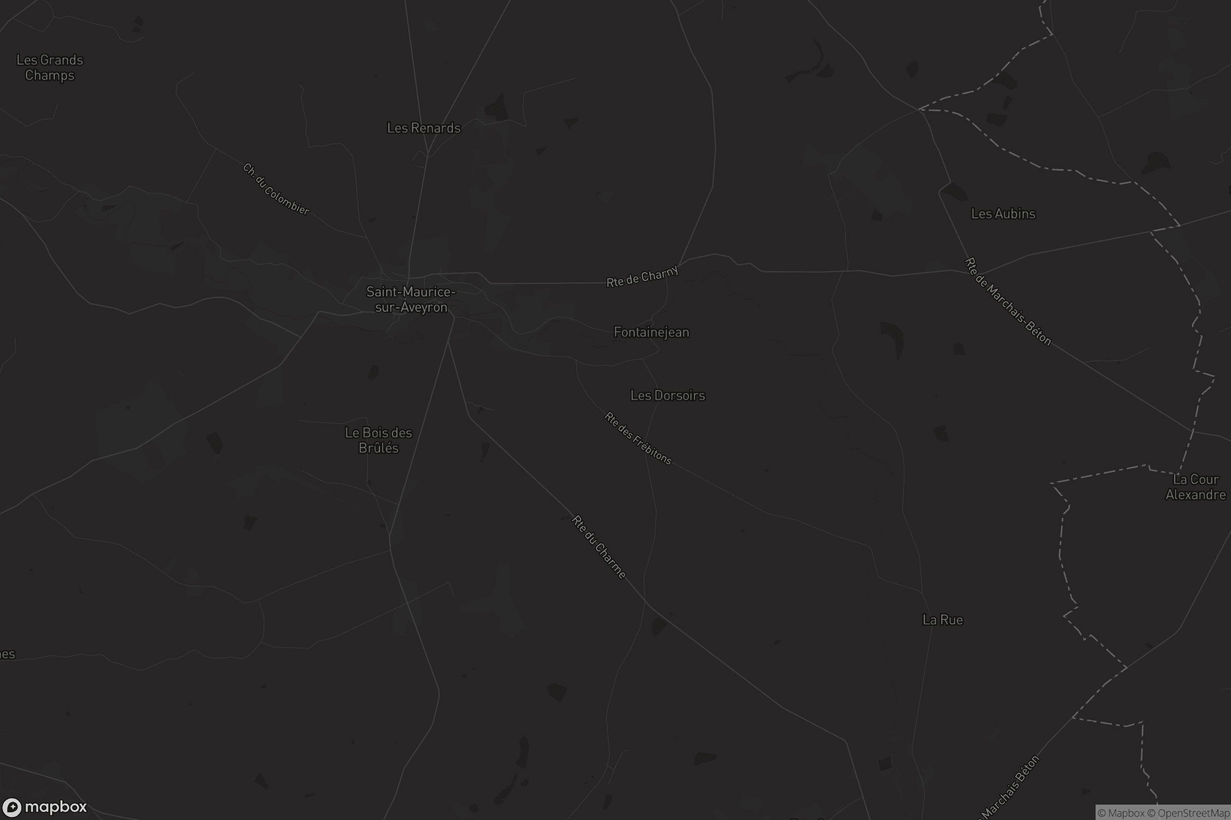 Carte de Saint-Maurice-sur-Aveyron