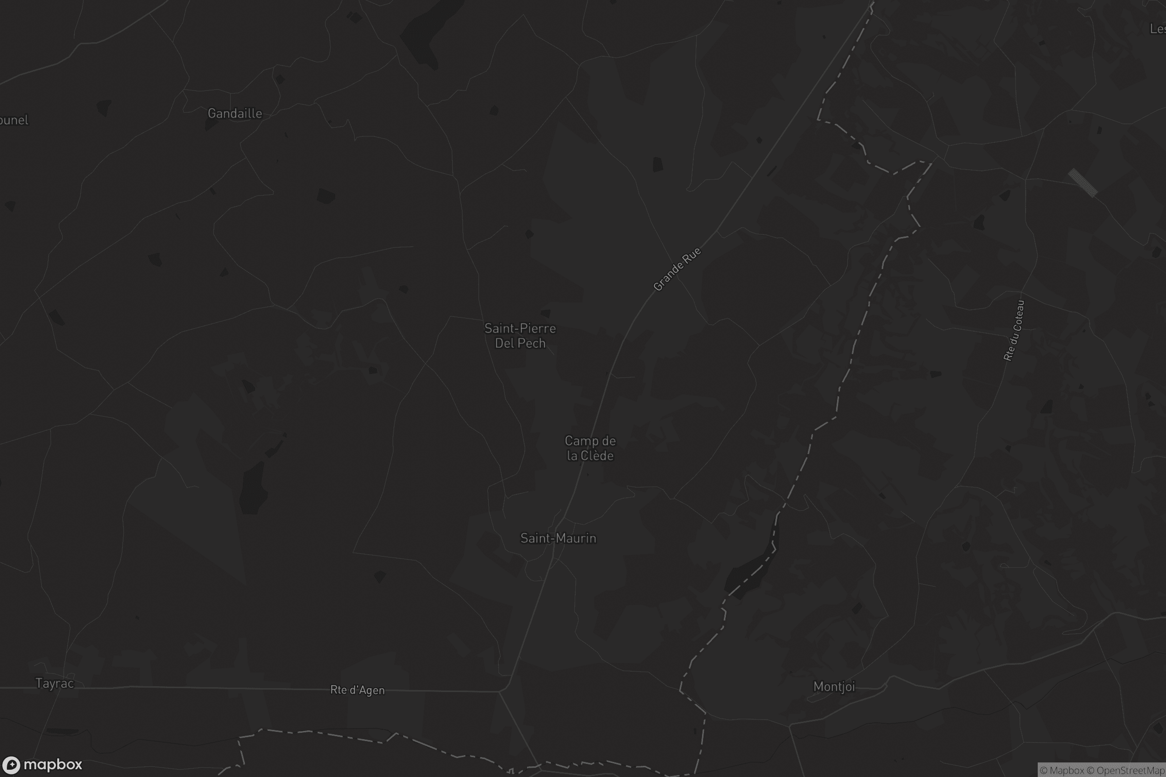 Carte de Saint-Maurin