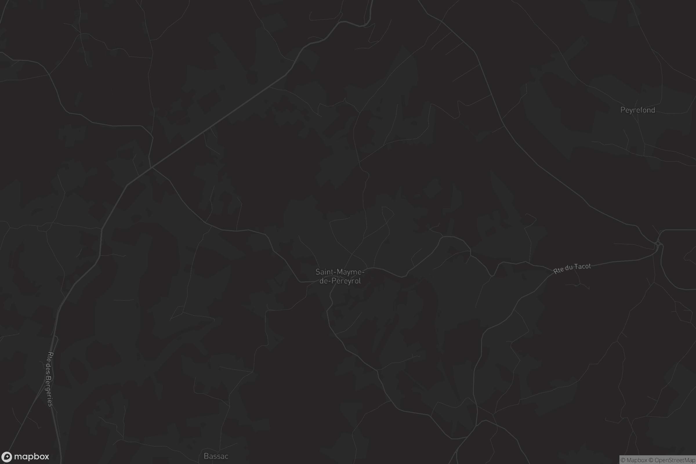 Carte de Saint-Mayme-de-Péreyrol