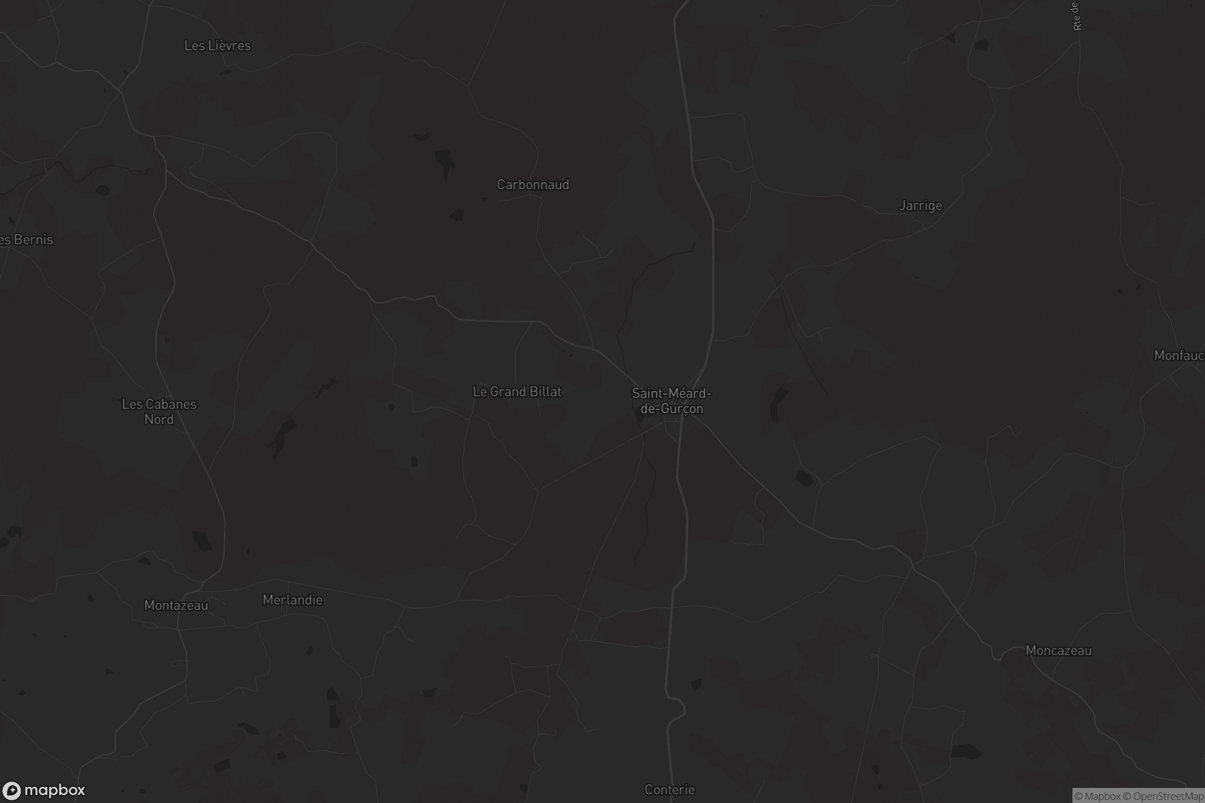 Carte de Saint-Méard-de-Gurçon