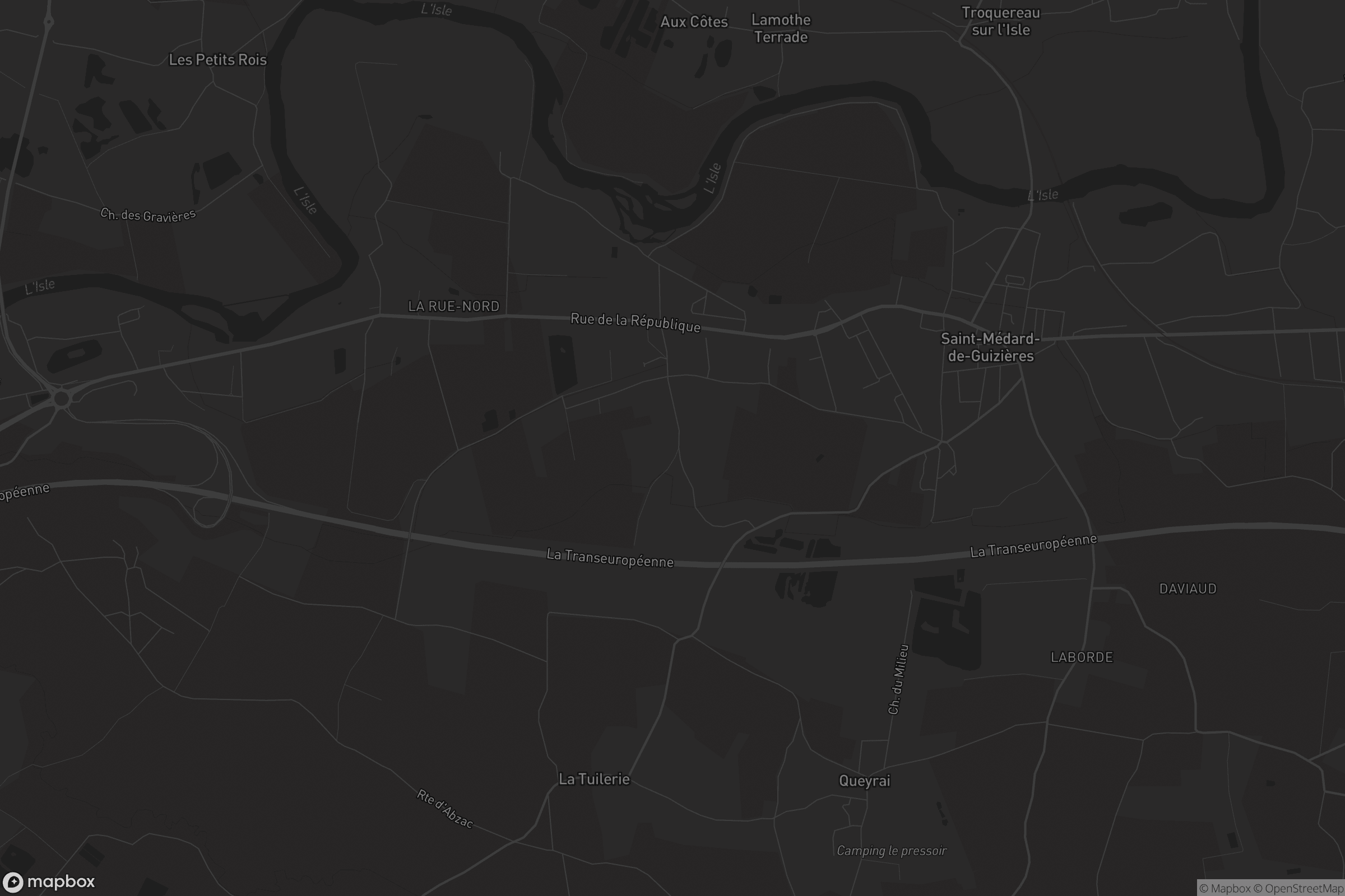 Carte de Saint-Médard-de-Guizières