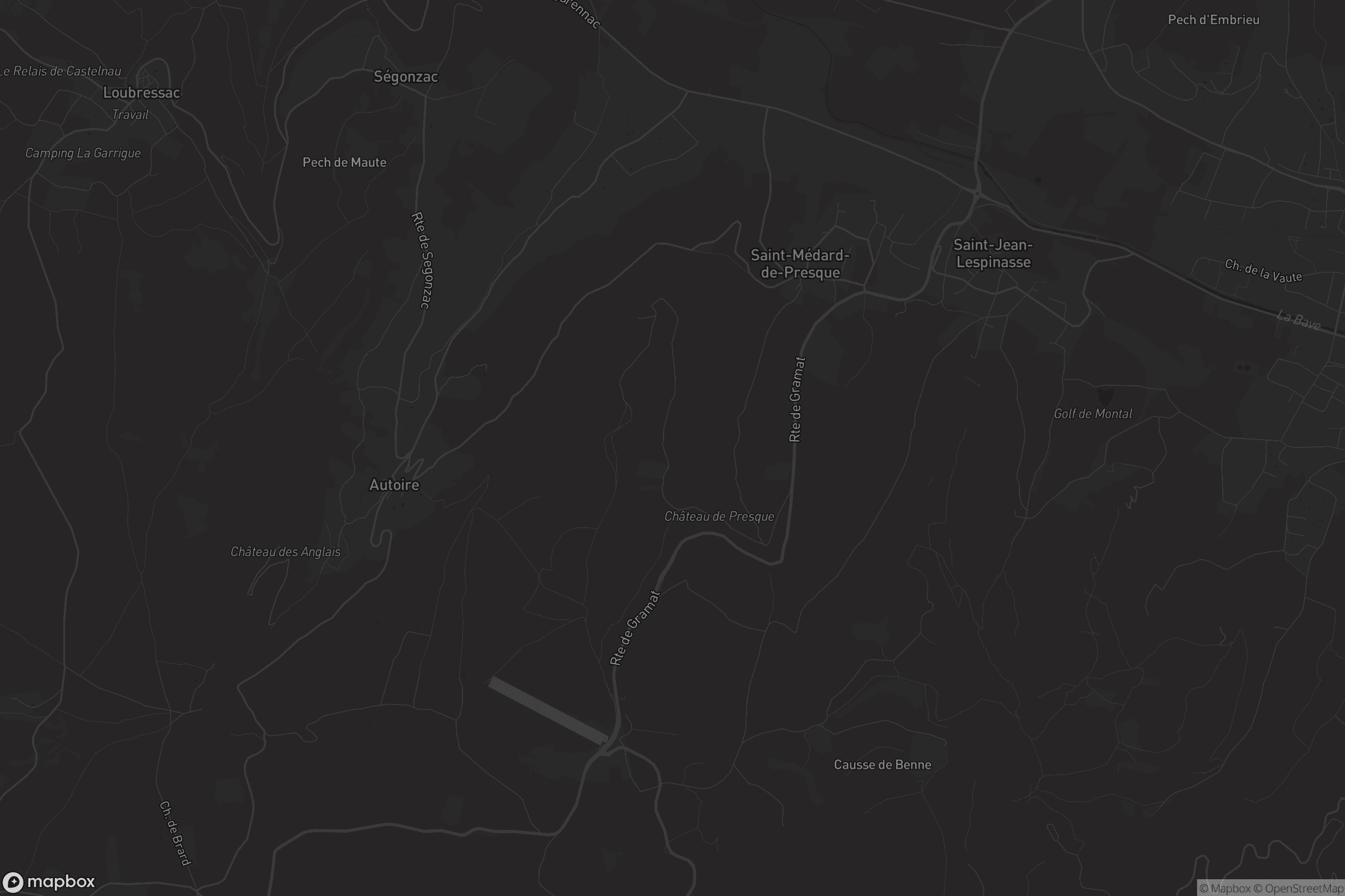 Carte de Saint-Médard-de-Presque