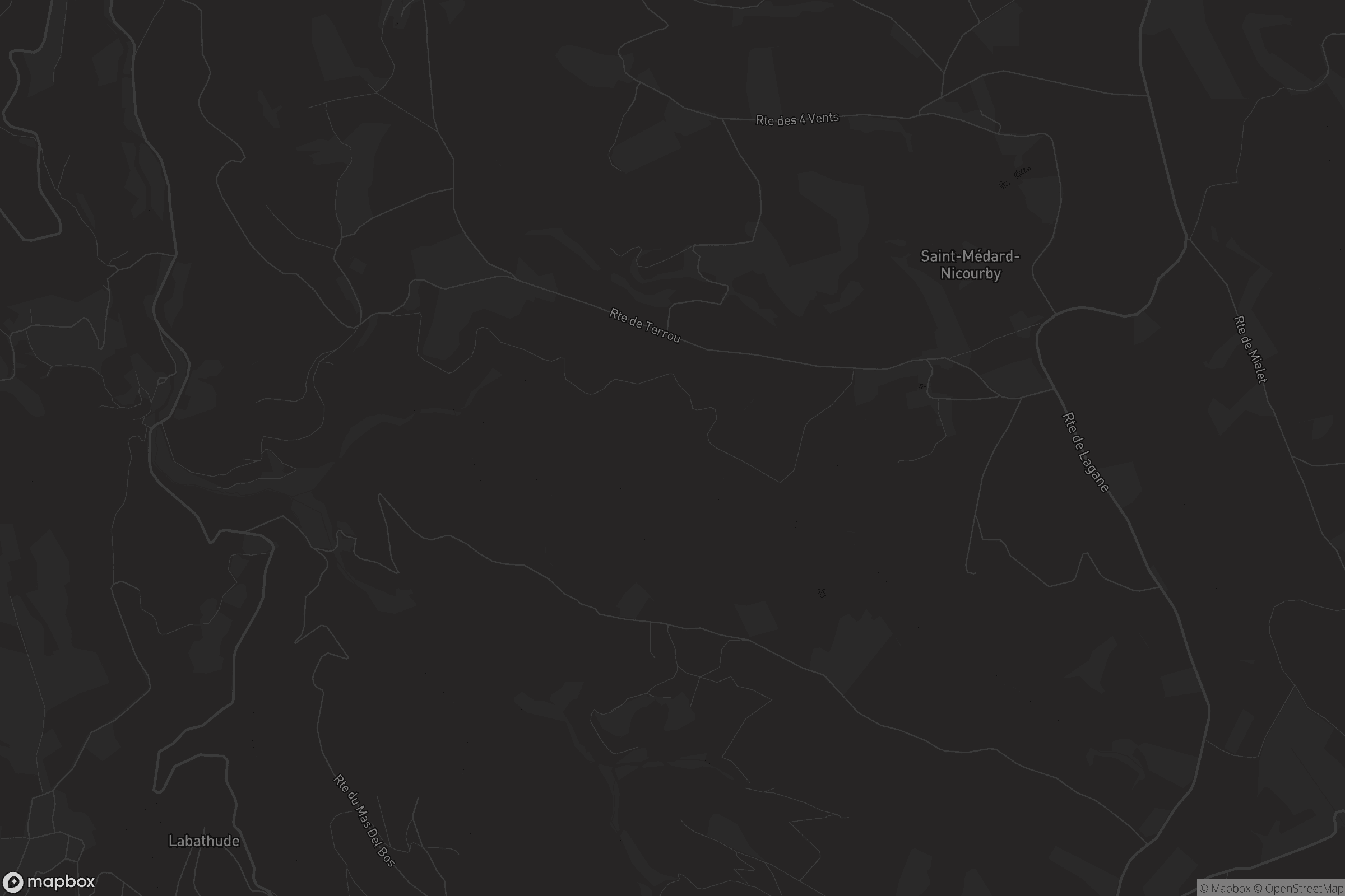 Carte de Saint-Médard-Nicourby