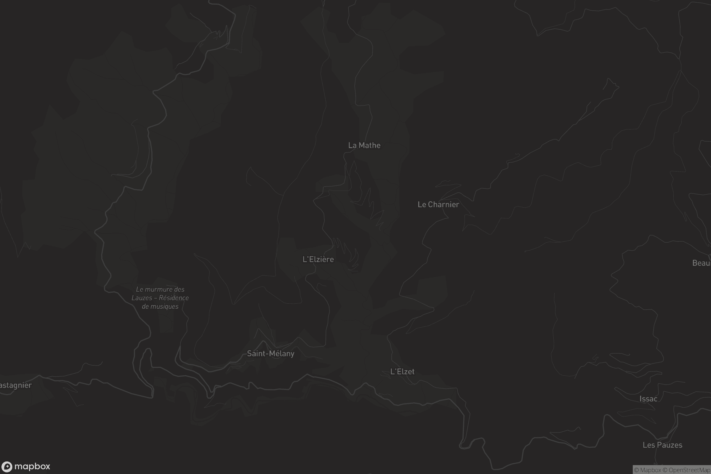 Carte de Saint-Mélany