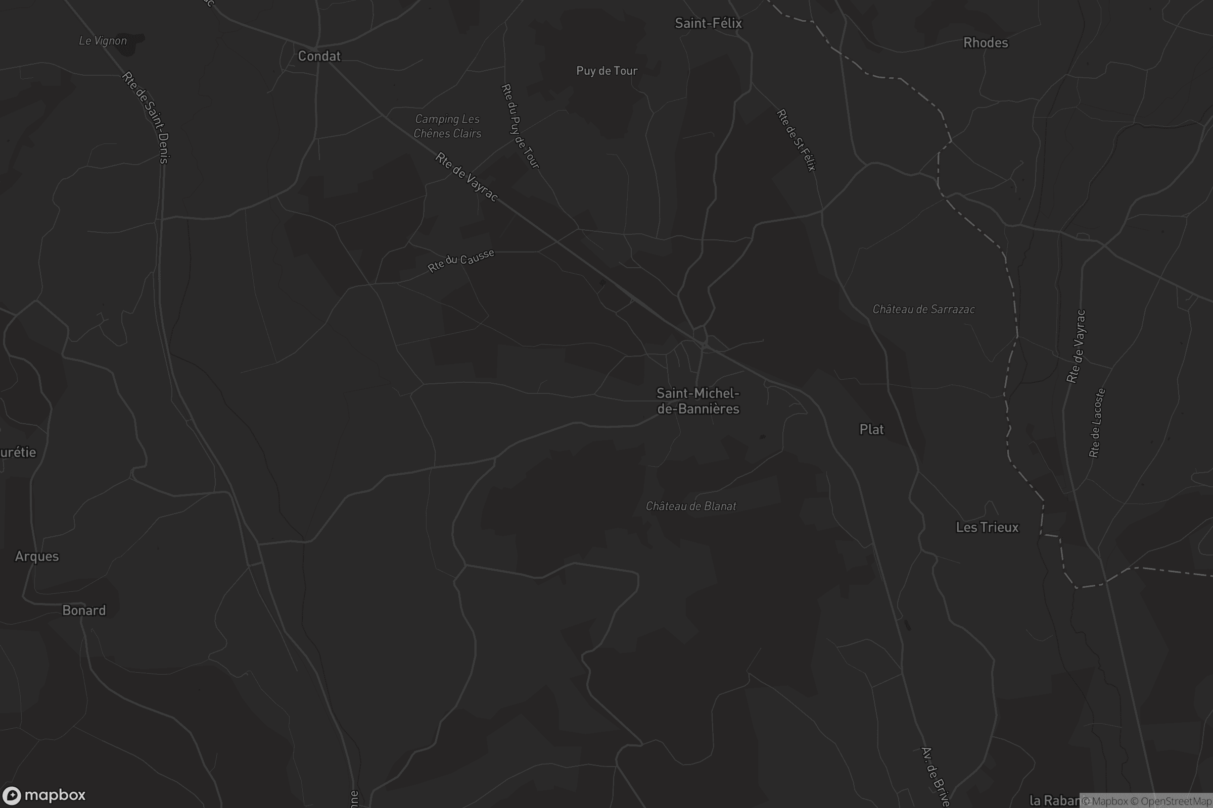 Carte de Saint-Michel-de-Bannières