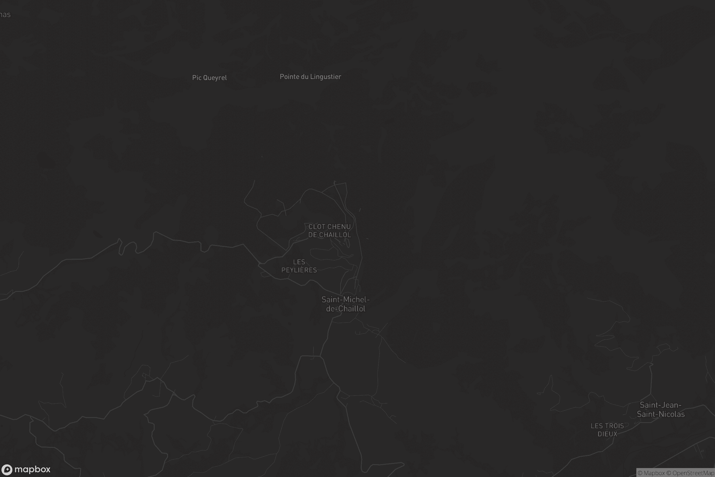 Carte de Saint-Michel-de-Chaillol