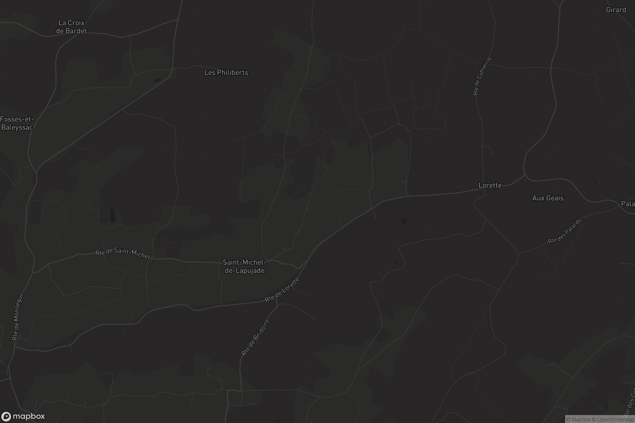 Carte de Saint-Michel-de-Lapujade