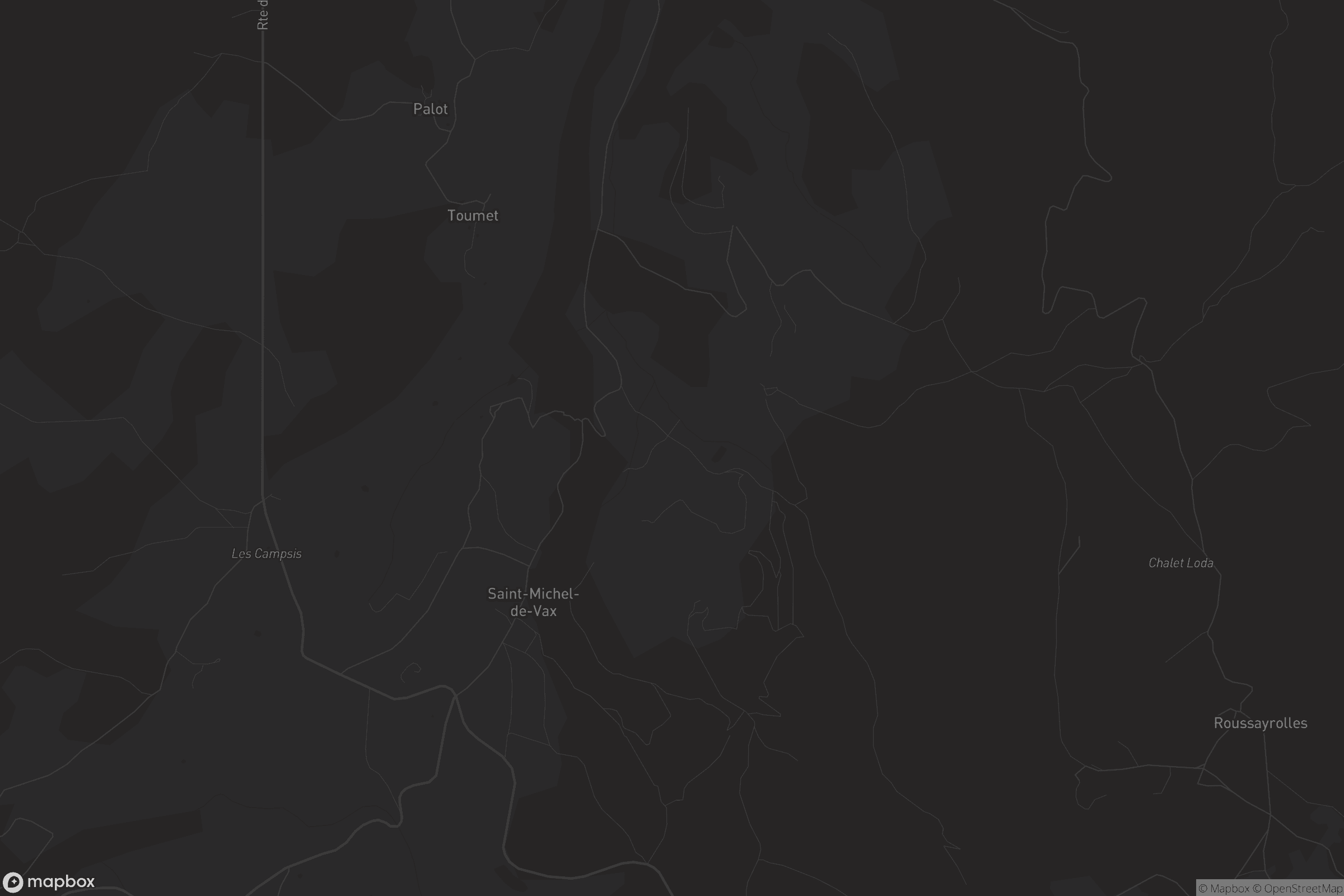 Carte de Saint-Michel-de-Vax