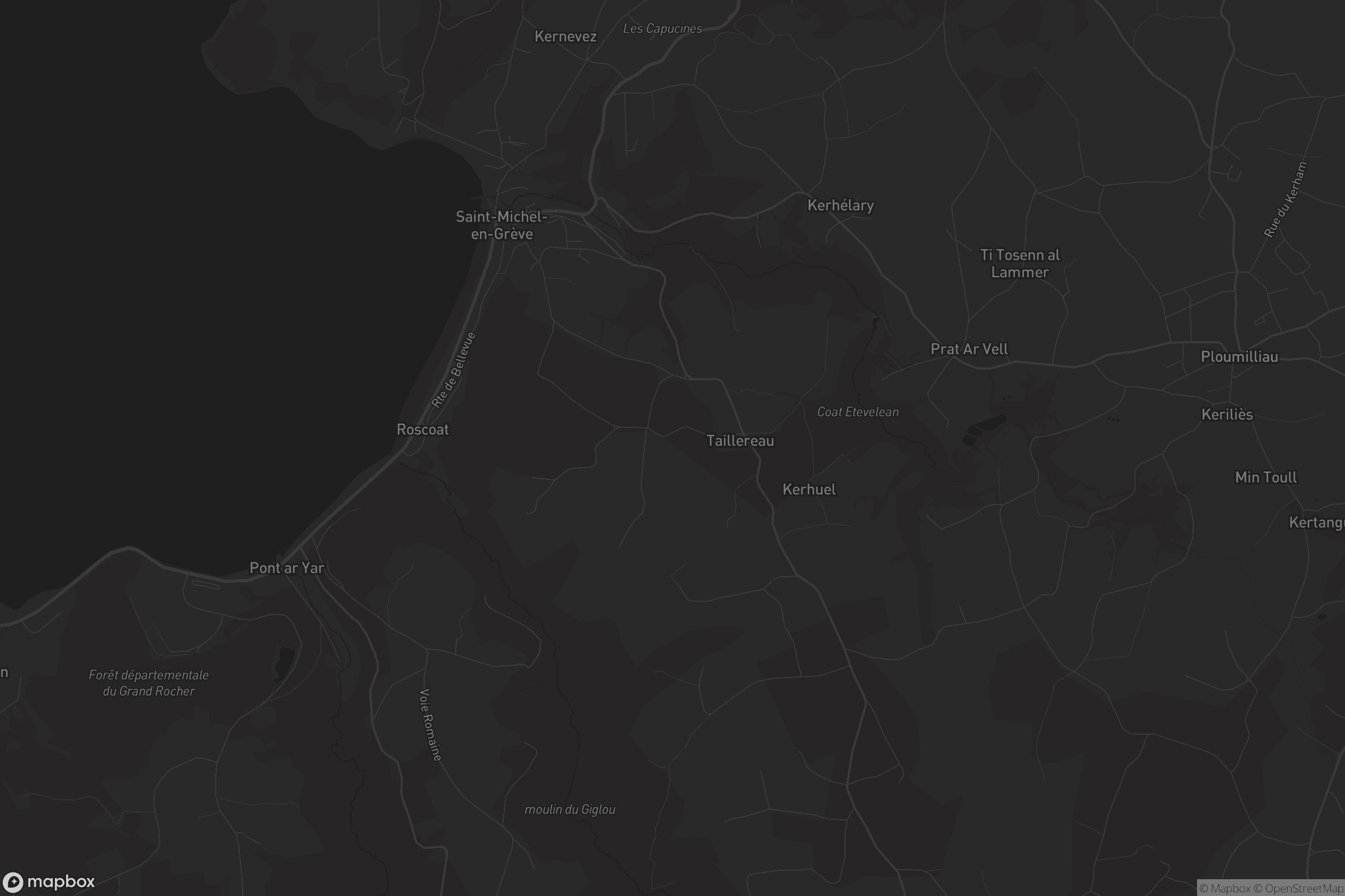 Carte de Saint-Michel-en-Grève