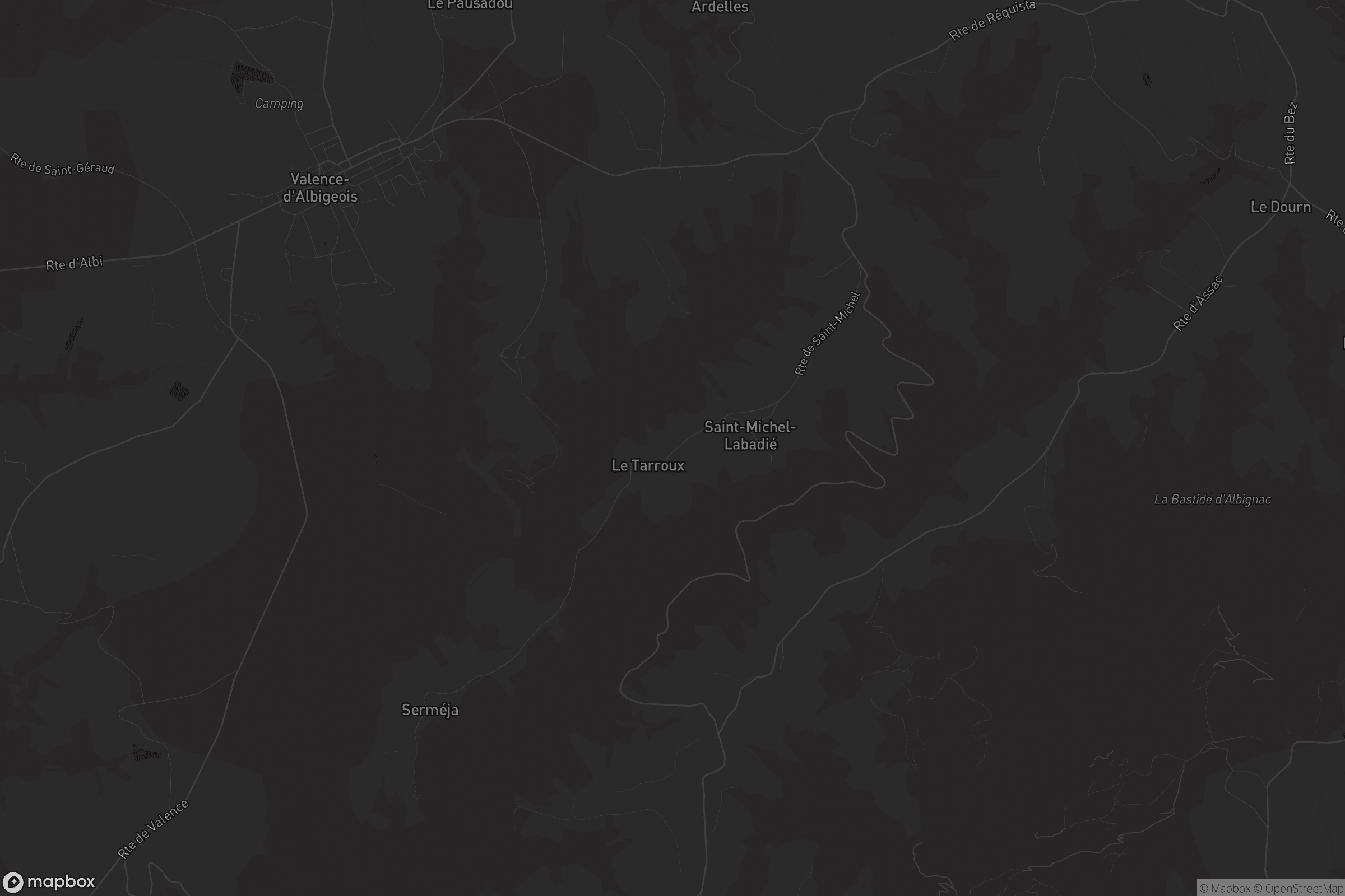 Carte de Saint-Michel-Labadié