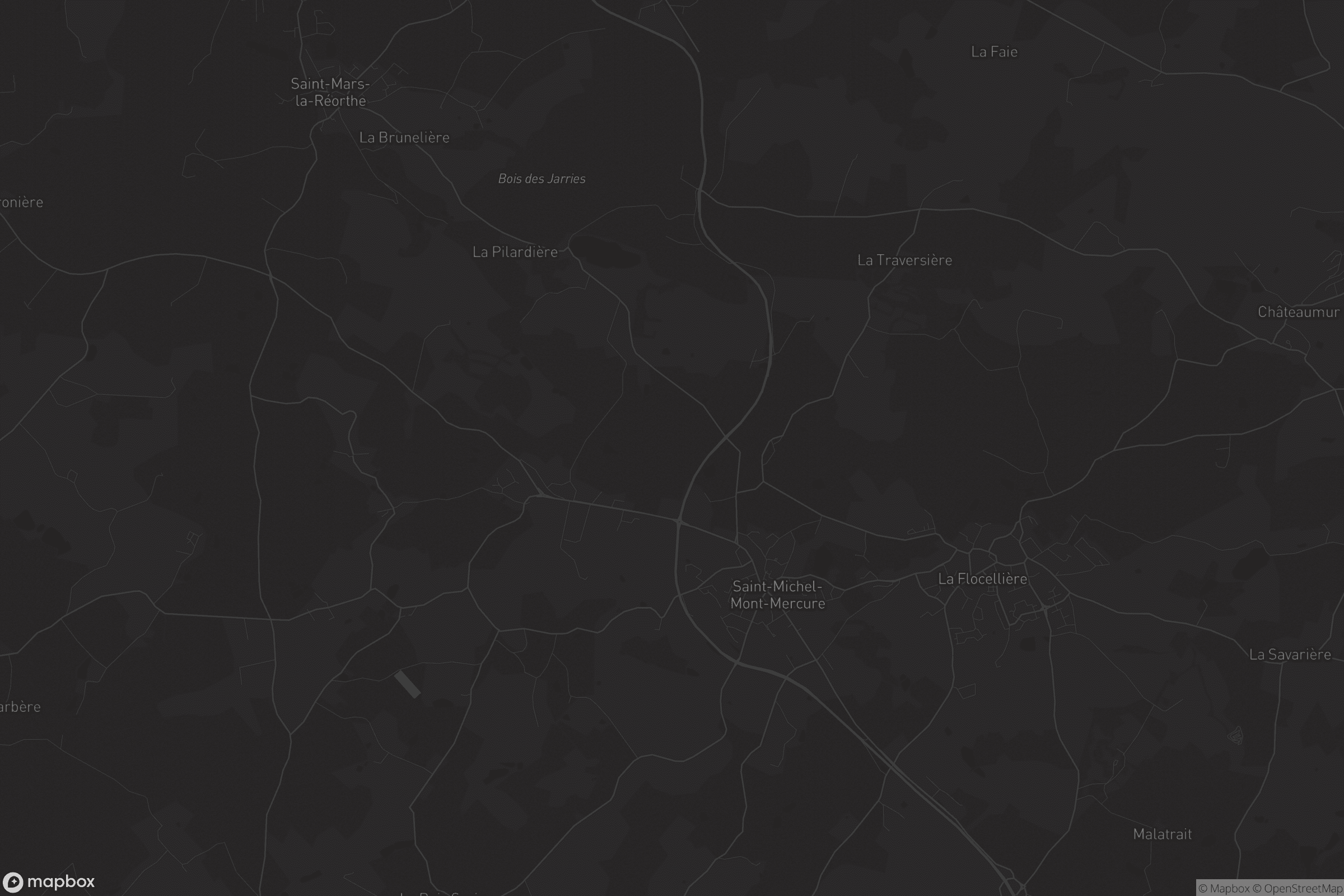 Carte de Saint-Michel-Mont-Mercure