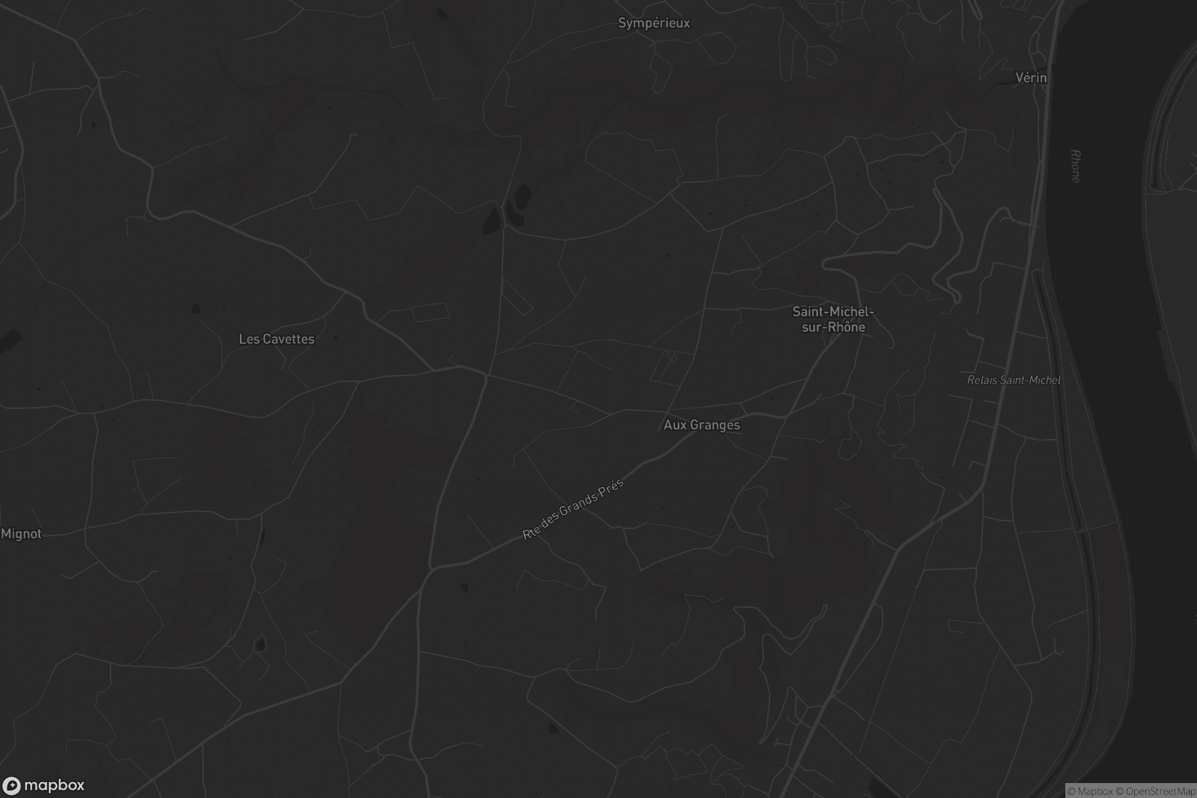 Carte de Saint-Michel-sur-Rhône