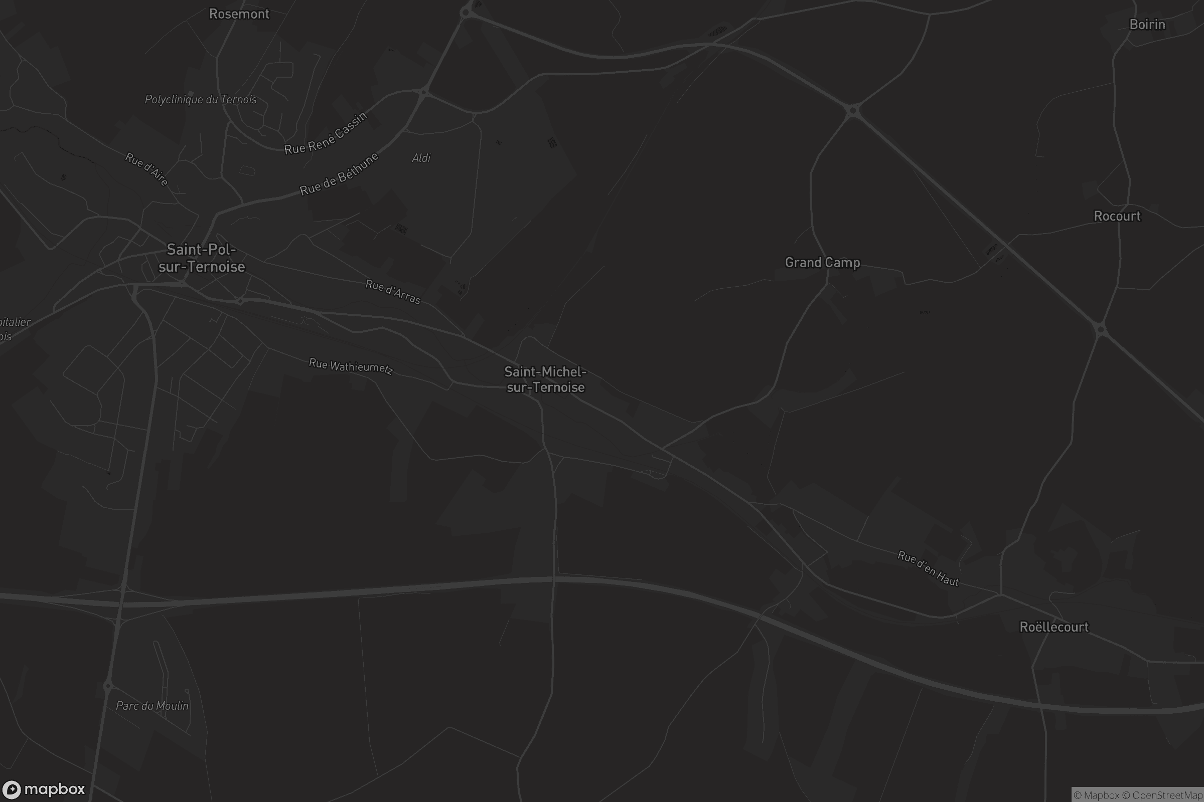 Carte de Saint-Michel-sur-Ternoise