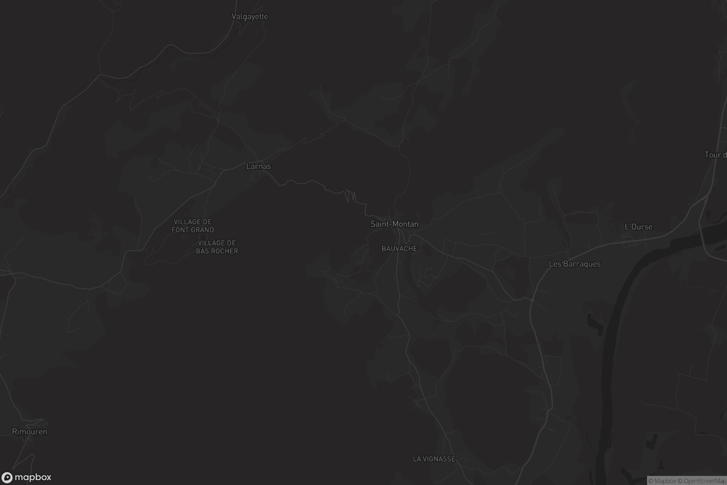 Carte de Saint-Montan