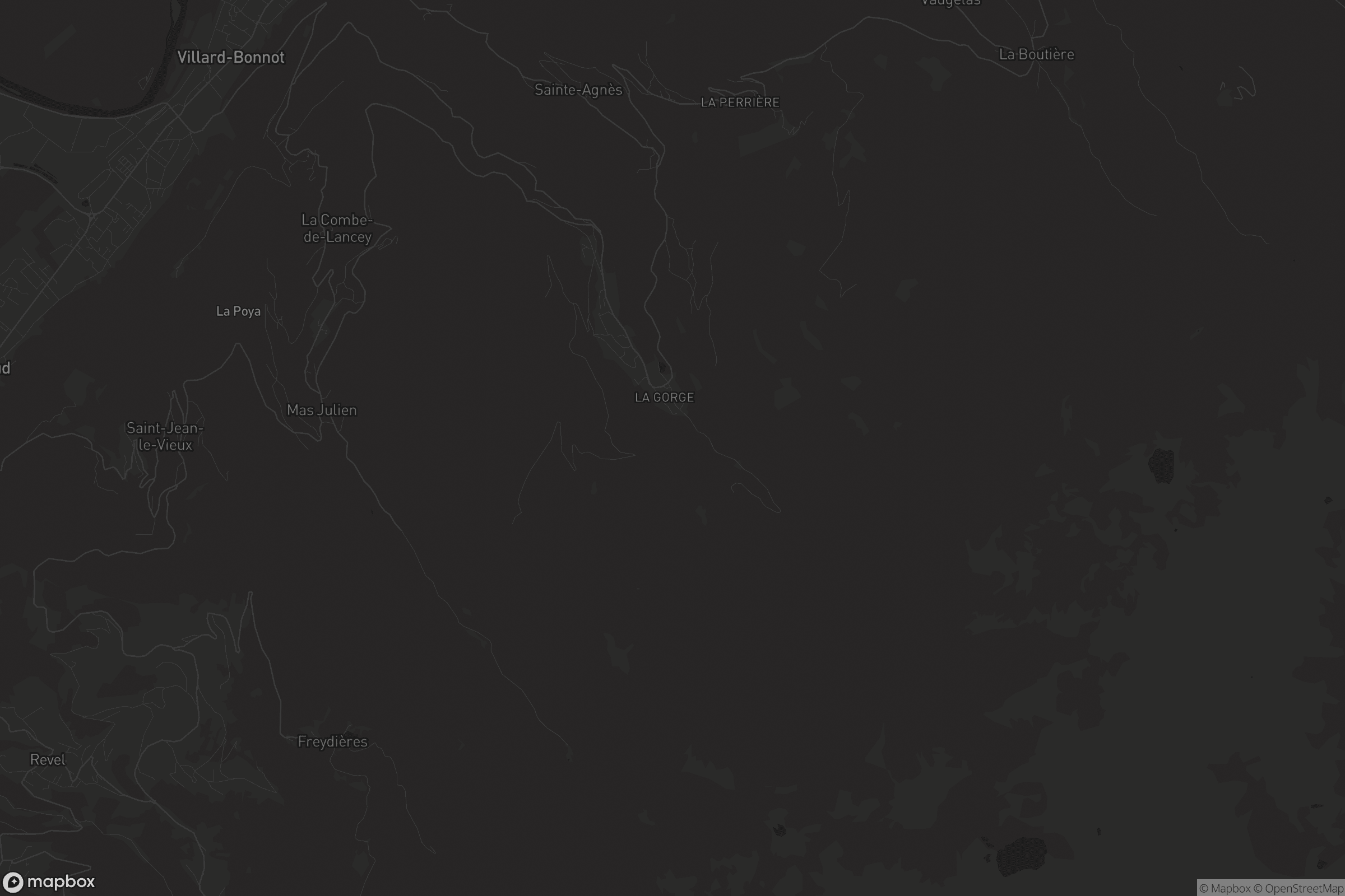 Carte de Saint-Mury-Monteymond
