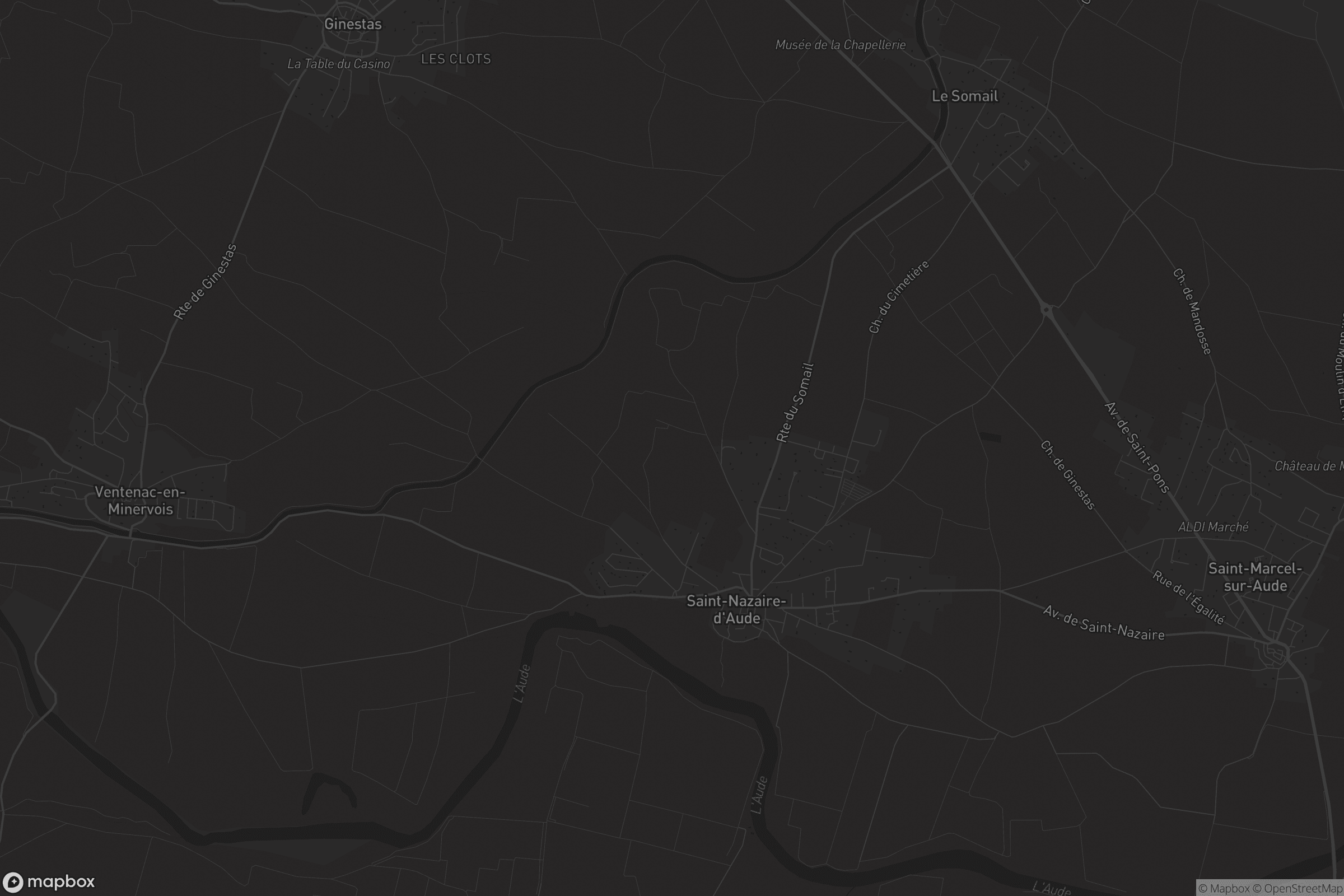 Carte de Saint-Nazaire-d'Aude