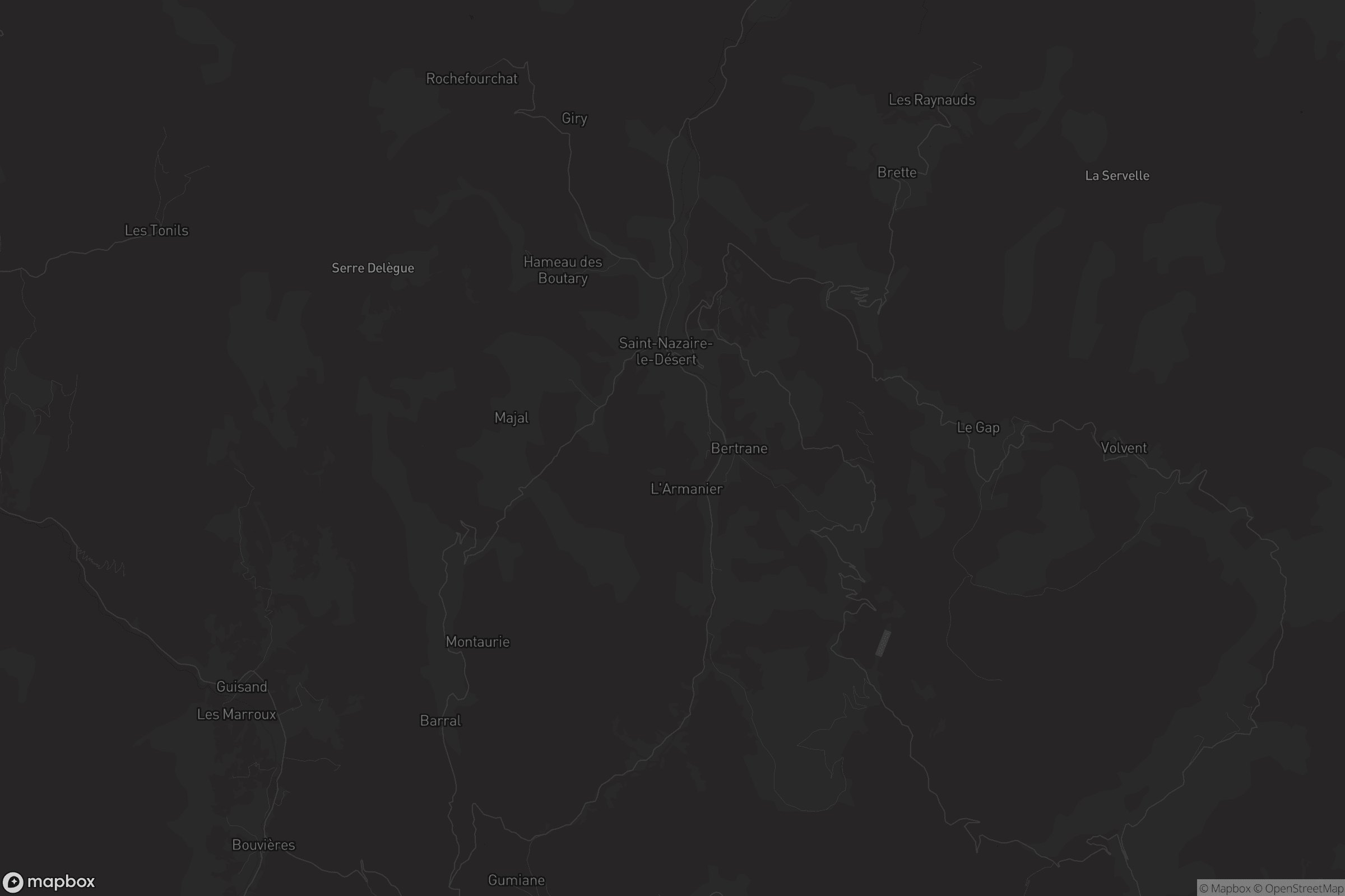 Carte de Saint-Nazaire-le-Désert