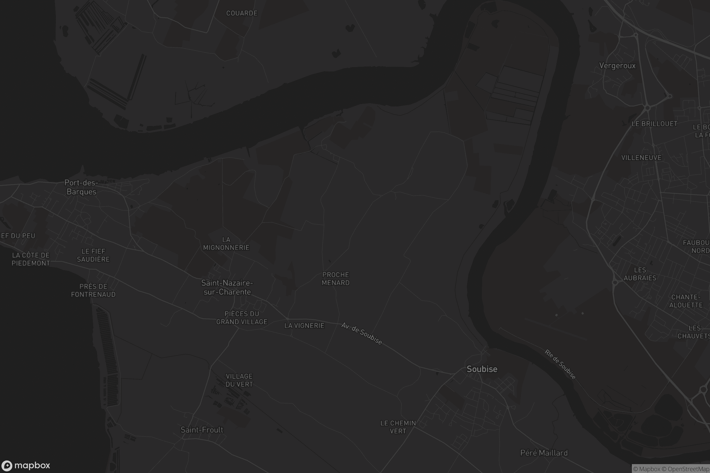 Carte de Saint-Nazaire-sur-Charente