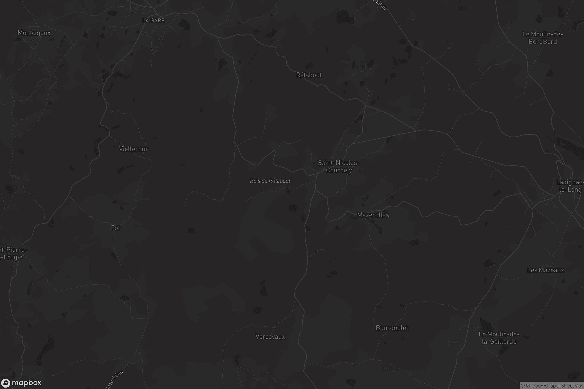 Carte de Saint-Nicolas-Courbefy