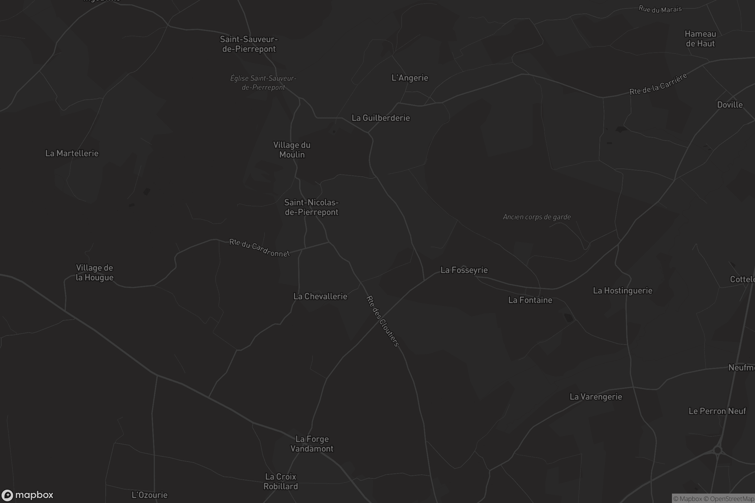 Carte de Saint-Nicolas-de-Pierrepont