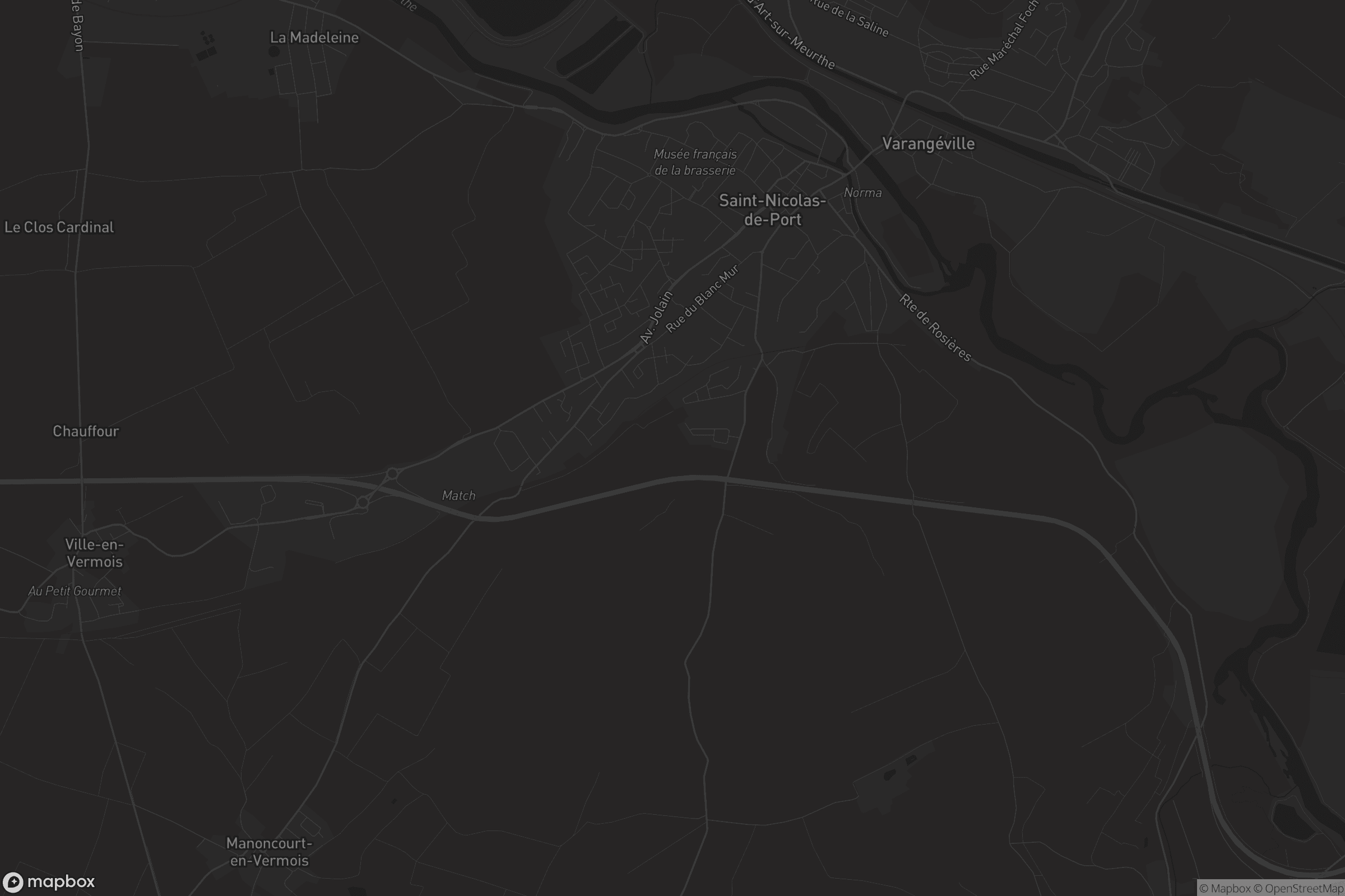 Carte de Saint-Nicolas-de-Port