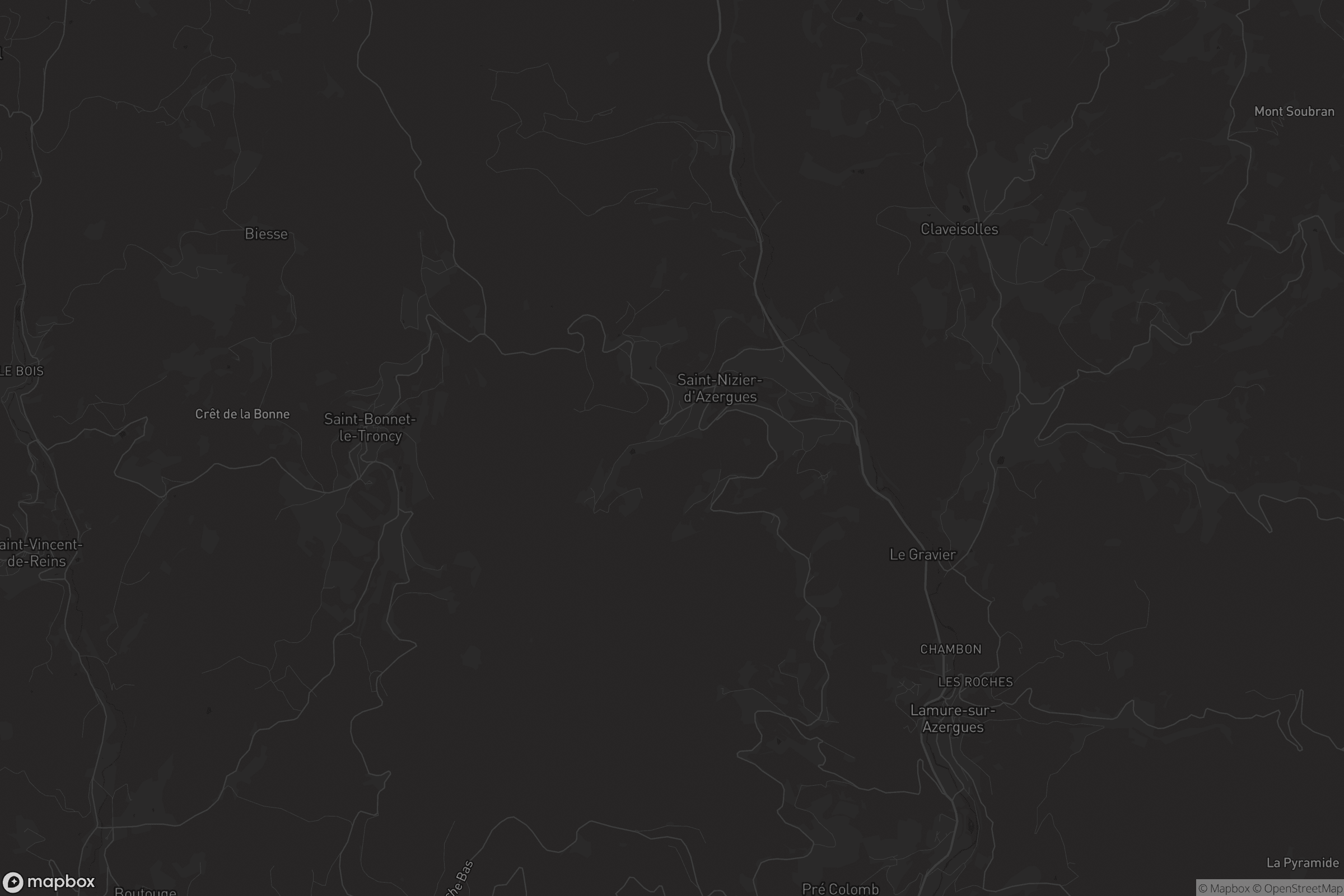 Carte de Saint-Nizier-d'Azergues